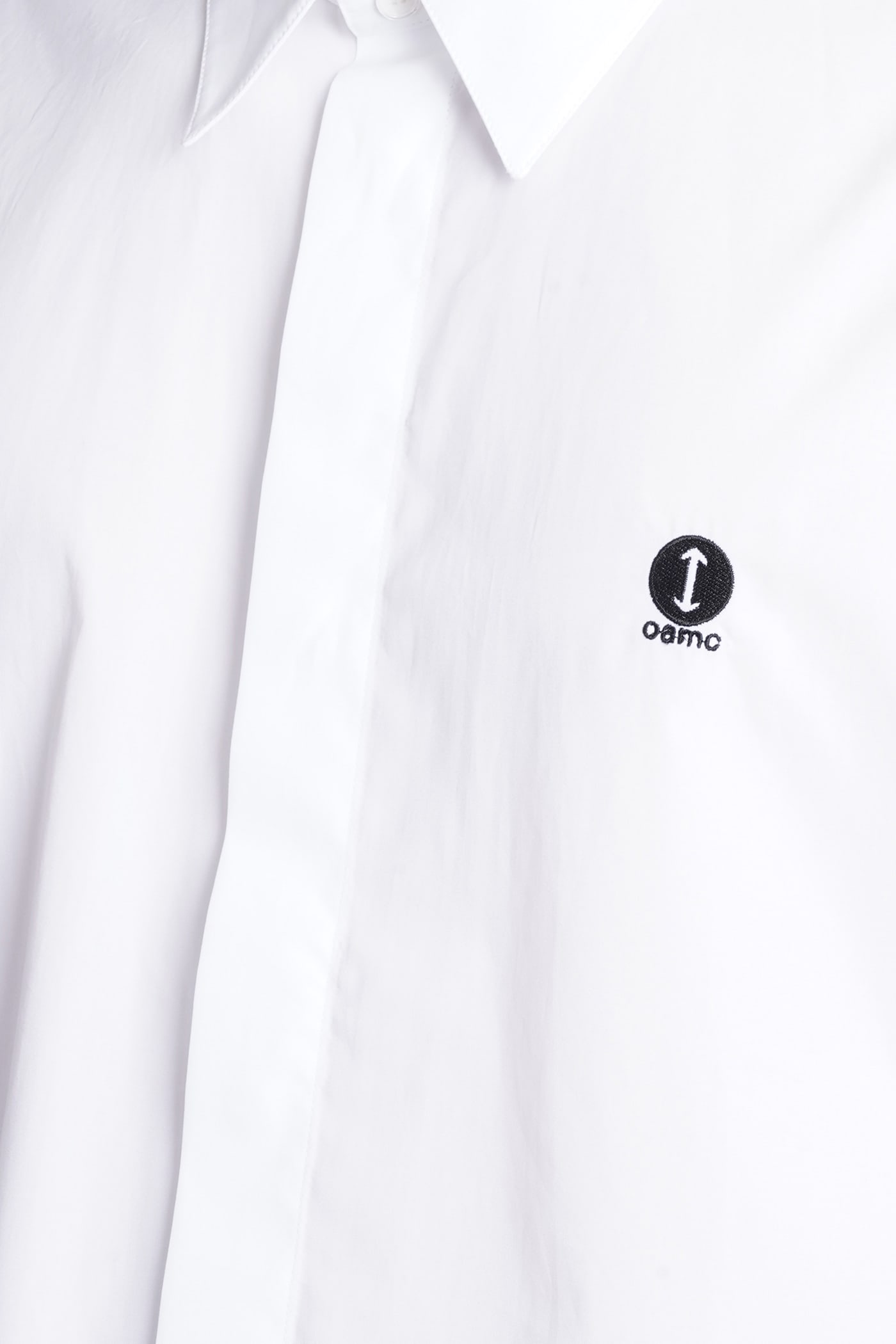 Oamc Studio Shirt In White Cotton In White