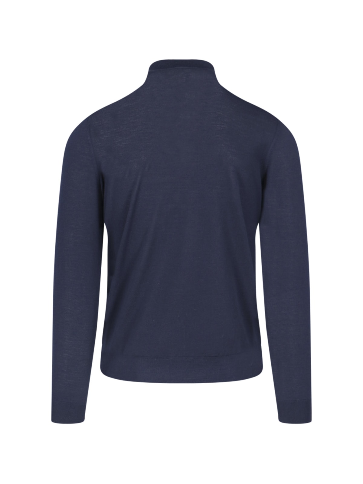 Shop Drumohr Knitted Polo Shirt In Blue