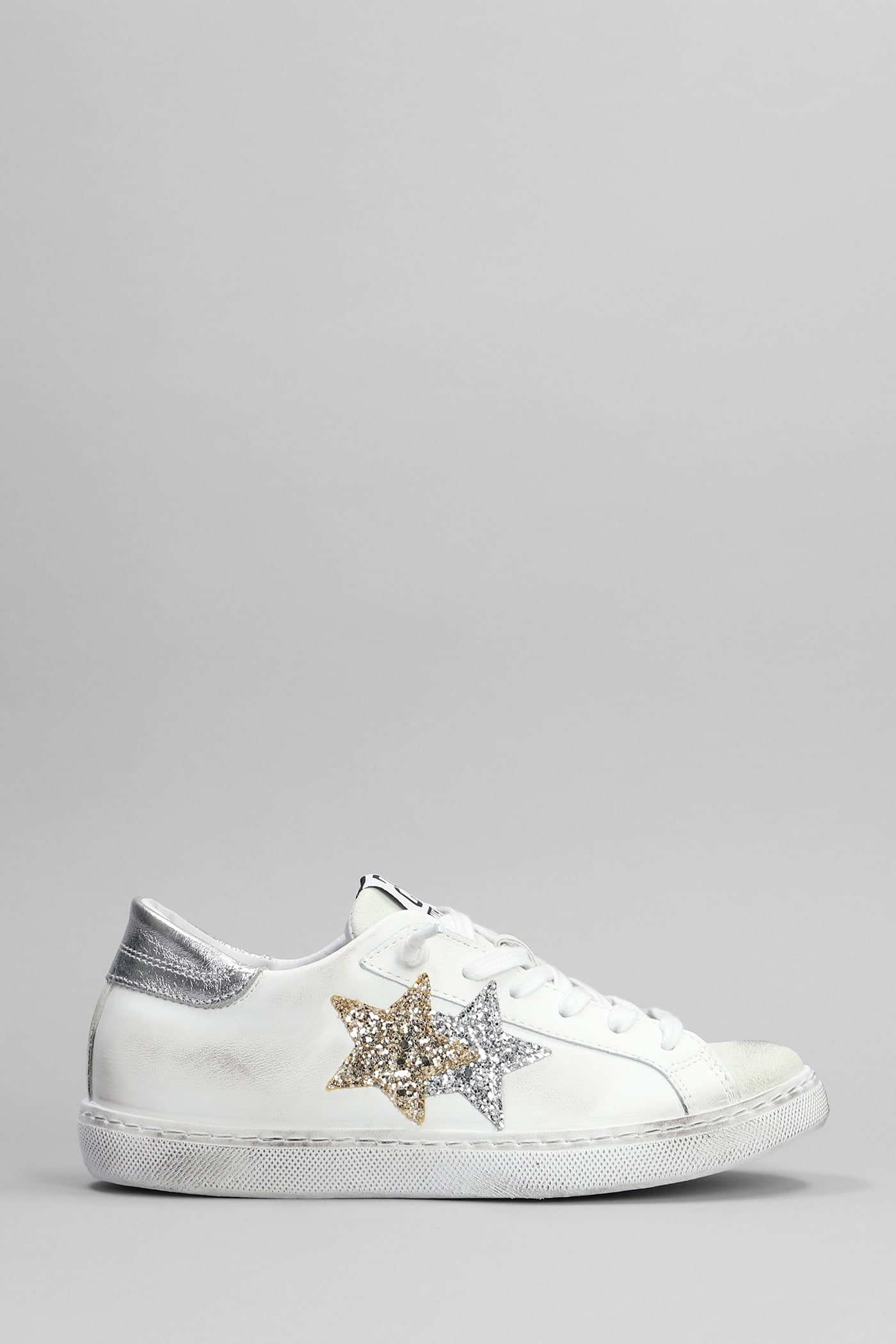 One Star Sneakers In White Leather