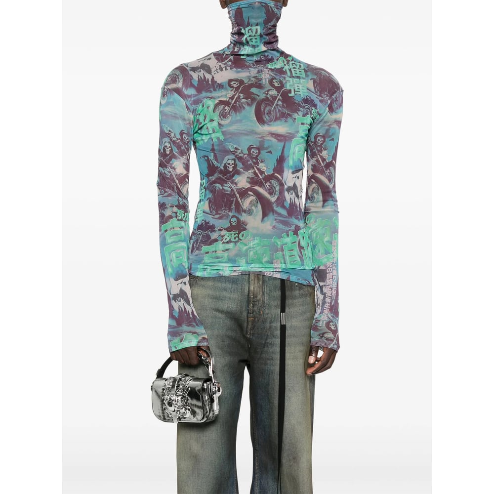 Innerraum Metallic-buckle Patterned Tote Bag In Metallic