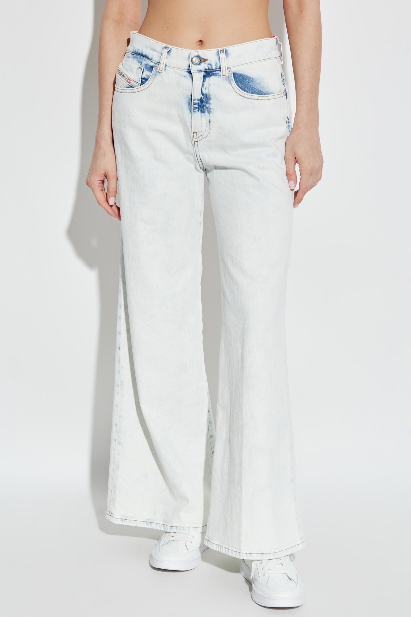 Diesel Blue Flare Jeans 1978 D-akemi 09l33 In 01