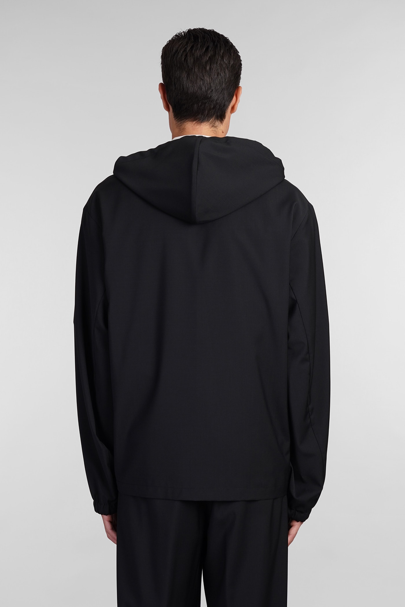 Shop Givenchy Casual Jacket In Black Wool