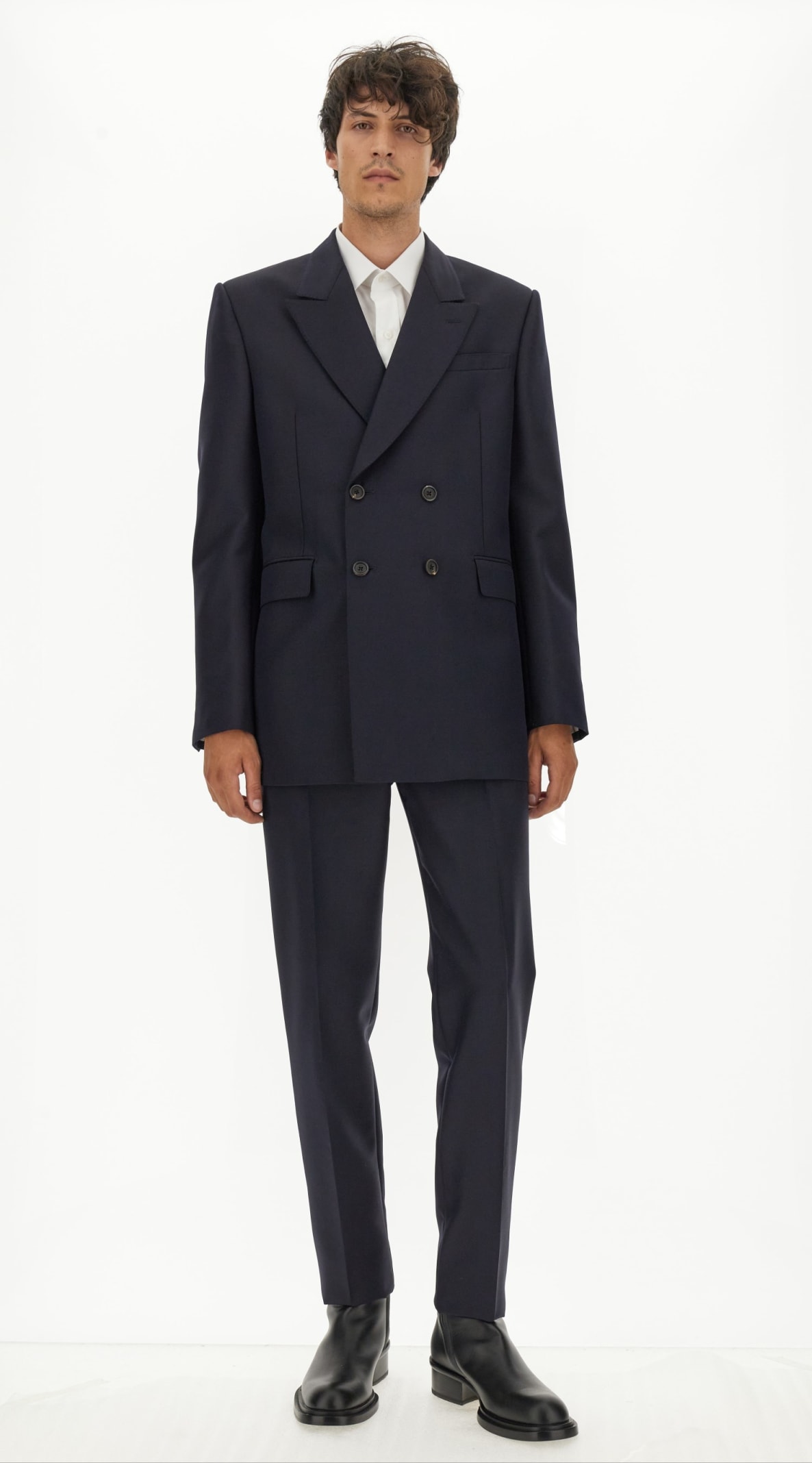 Alexander Mcqueen Tailored Pants In Blu