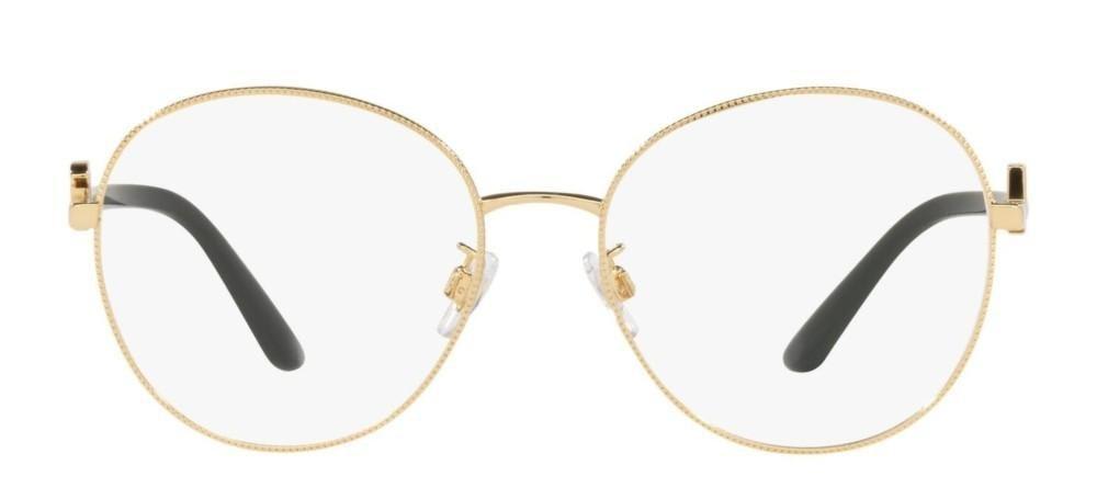 Shop Dolce &amp; Gabbana Eyewear Round Frame Glasses Glasses In 02 Gold