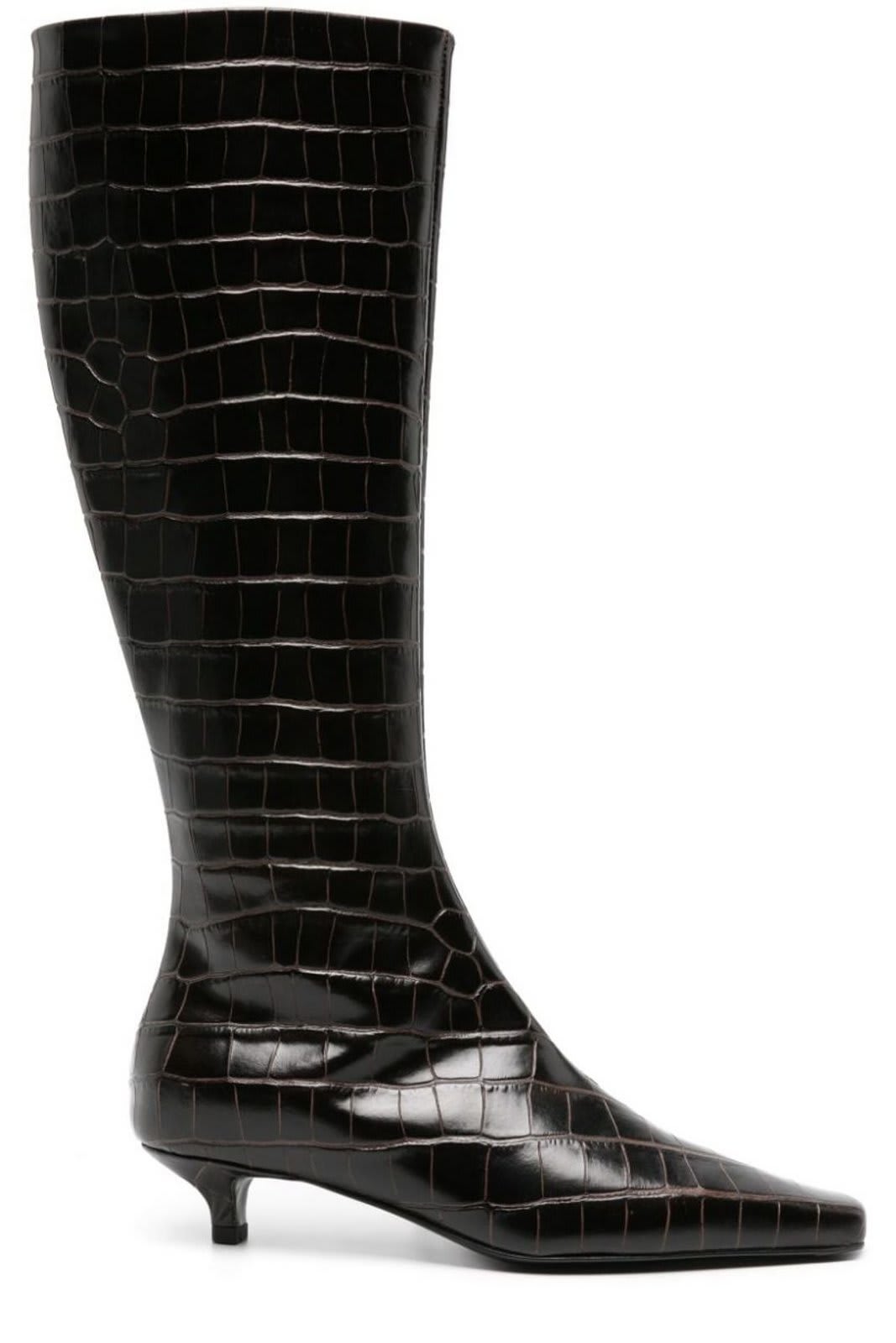 Totême Embossed Pointed-toe Boots