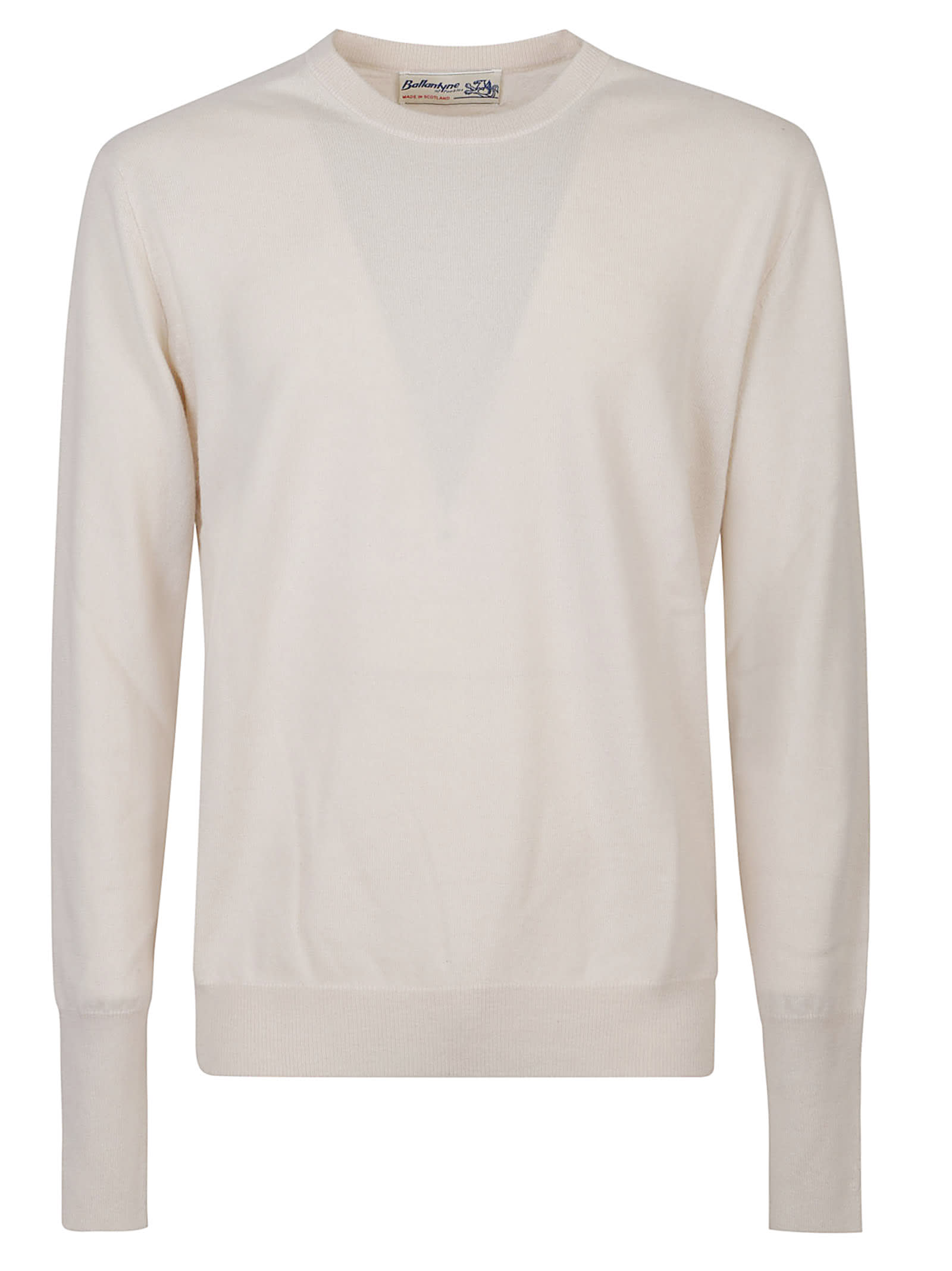 Ballantyne Plain Sweater In Neutral