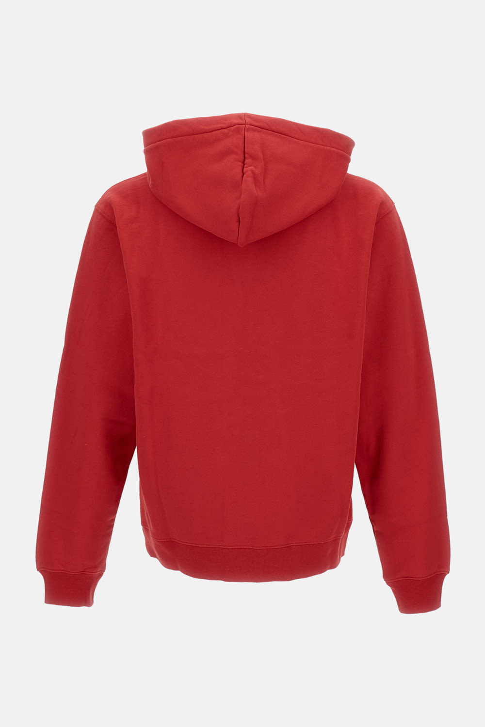 Jacquemus Men Le Hoodie Grosgrain Hooded Sweatshirt In Red
