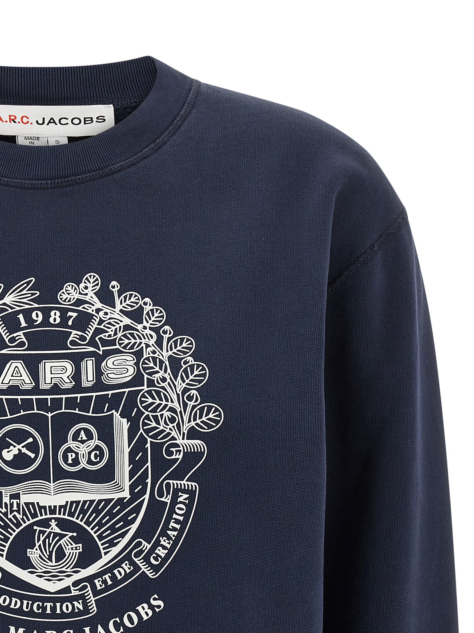 Apc A. P.c. 'paris'  Capsule Sweatshirt For Marc Jacobs In Blue