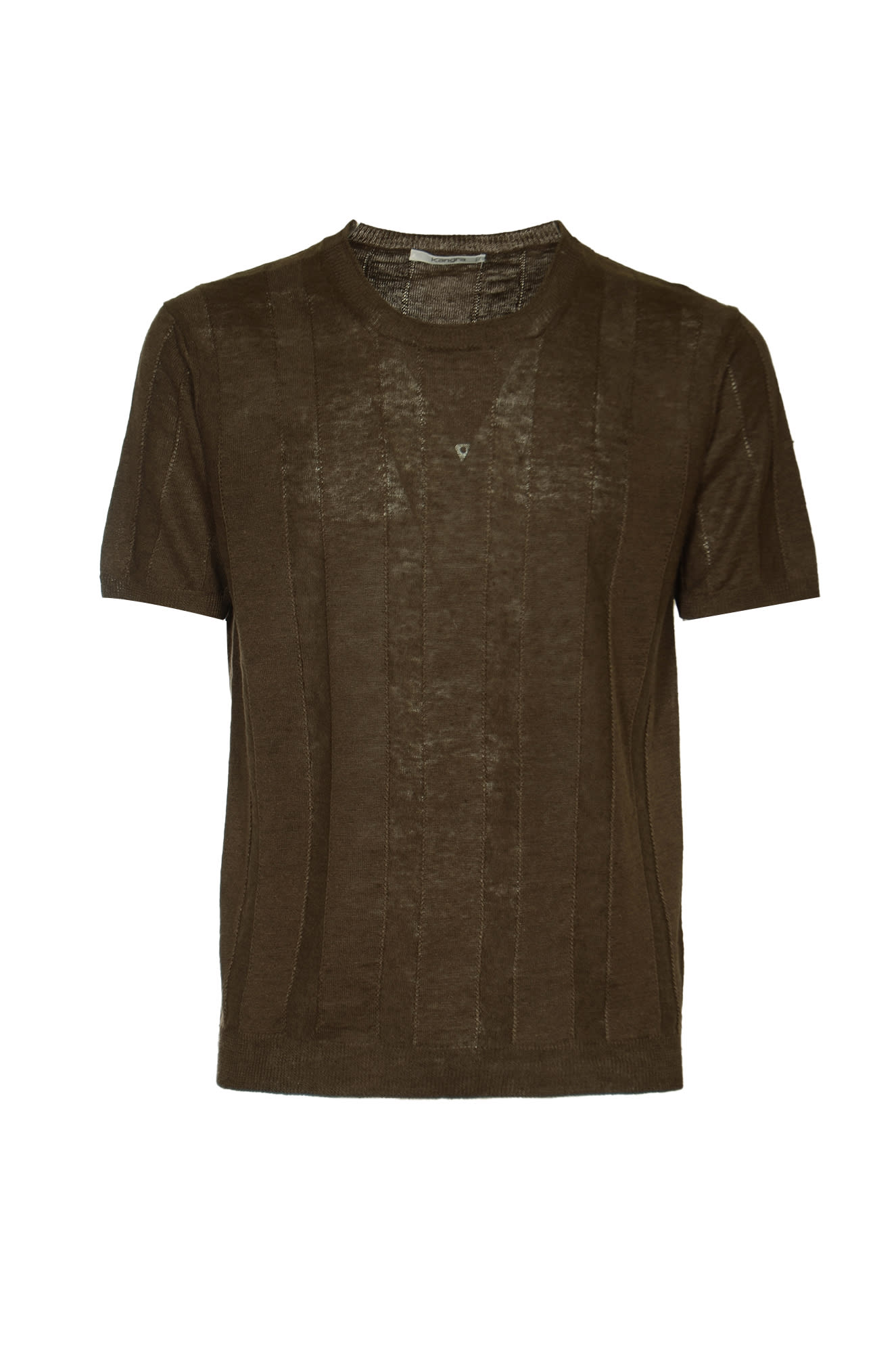 Kangra Round Neck T-shirt In Brown