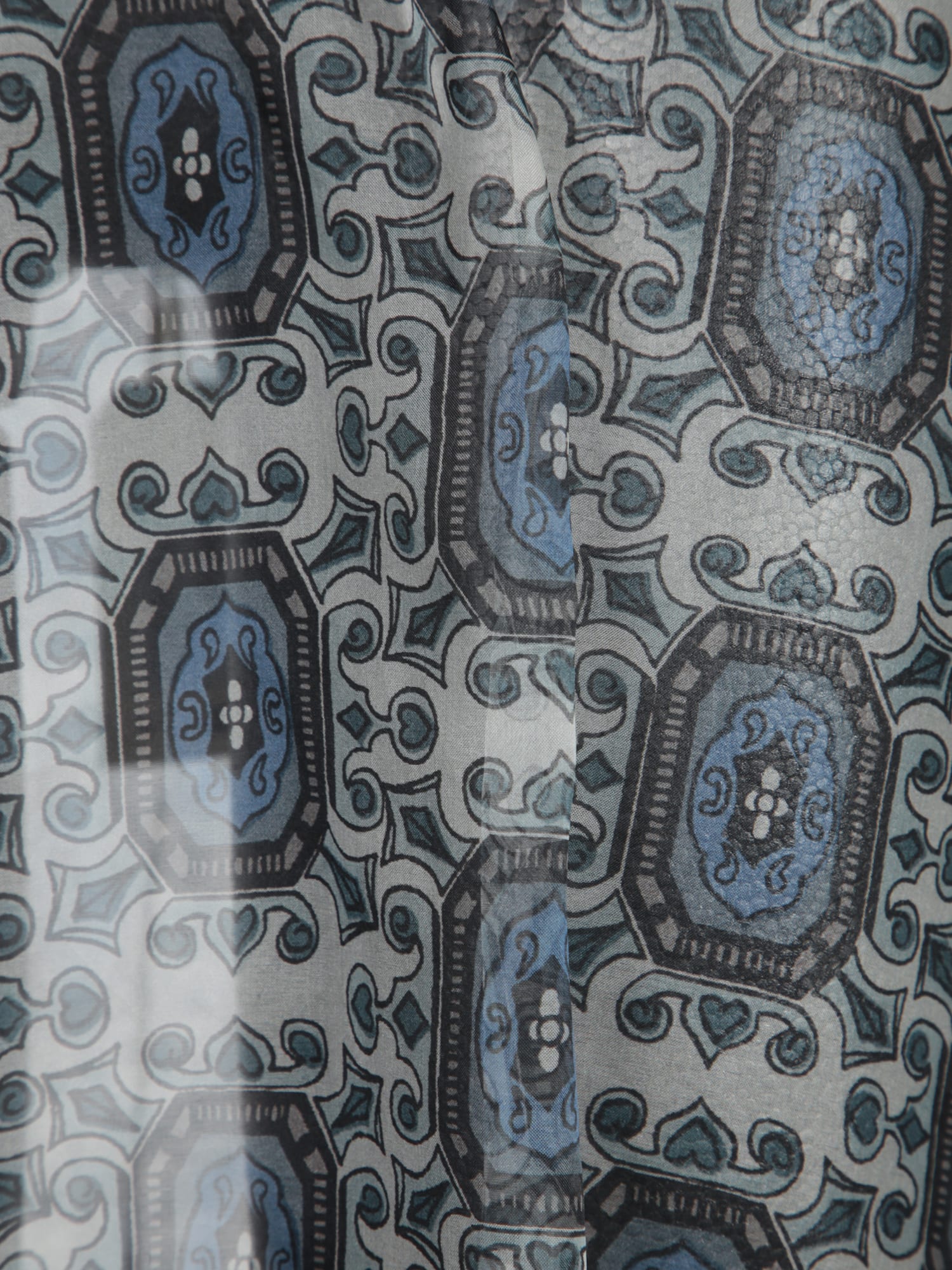 Shop Pierre-louis Mascia Blue Organza Kobes Midi Skirt