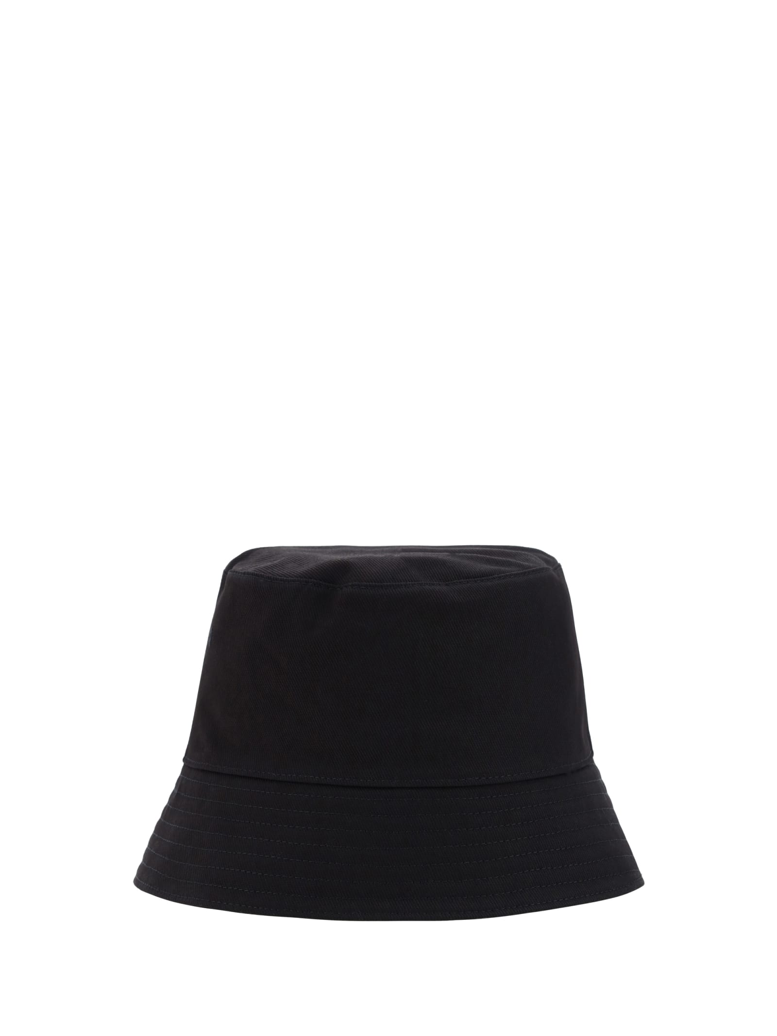Alexander Mcqueen Mcqueen Logo Bucket Hat In Black