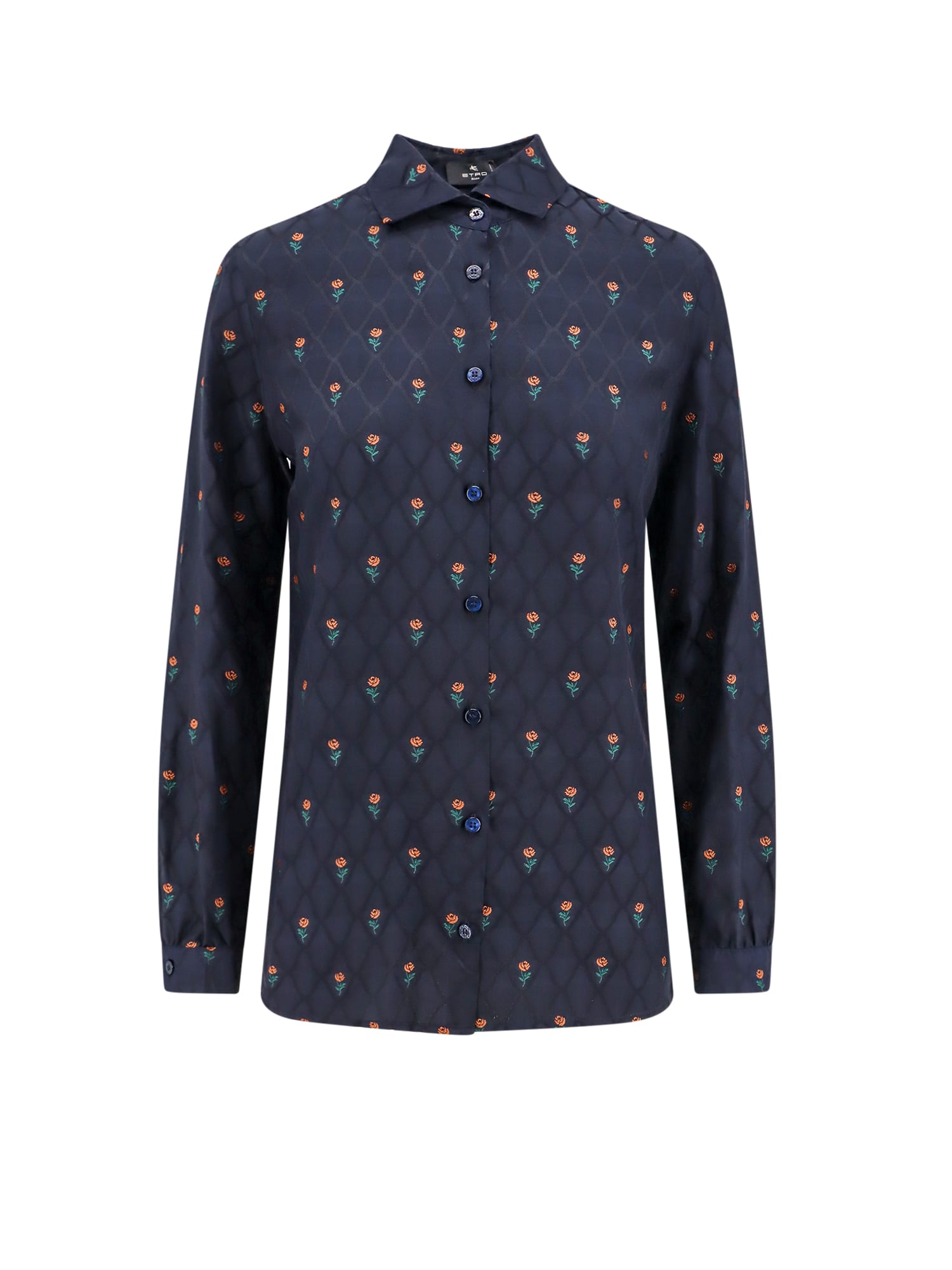 Shop Etro Shirt In Blue