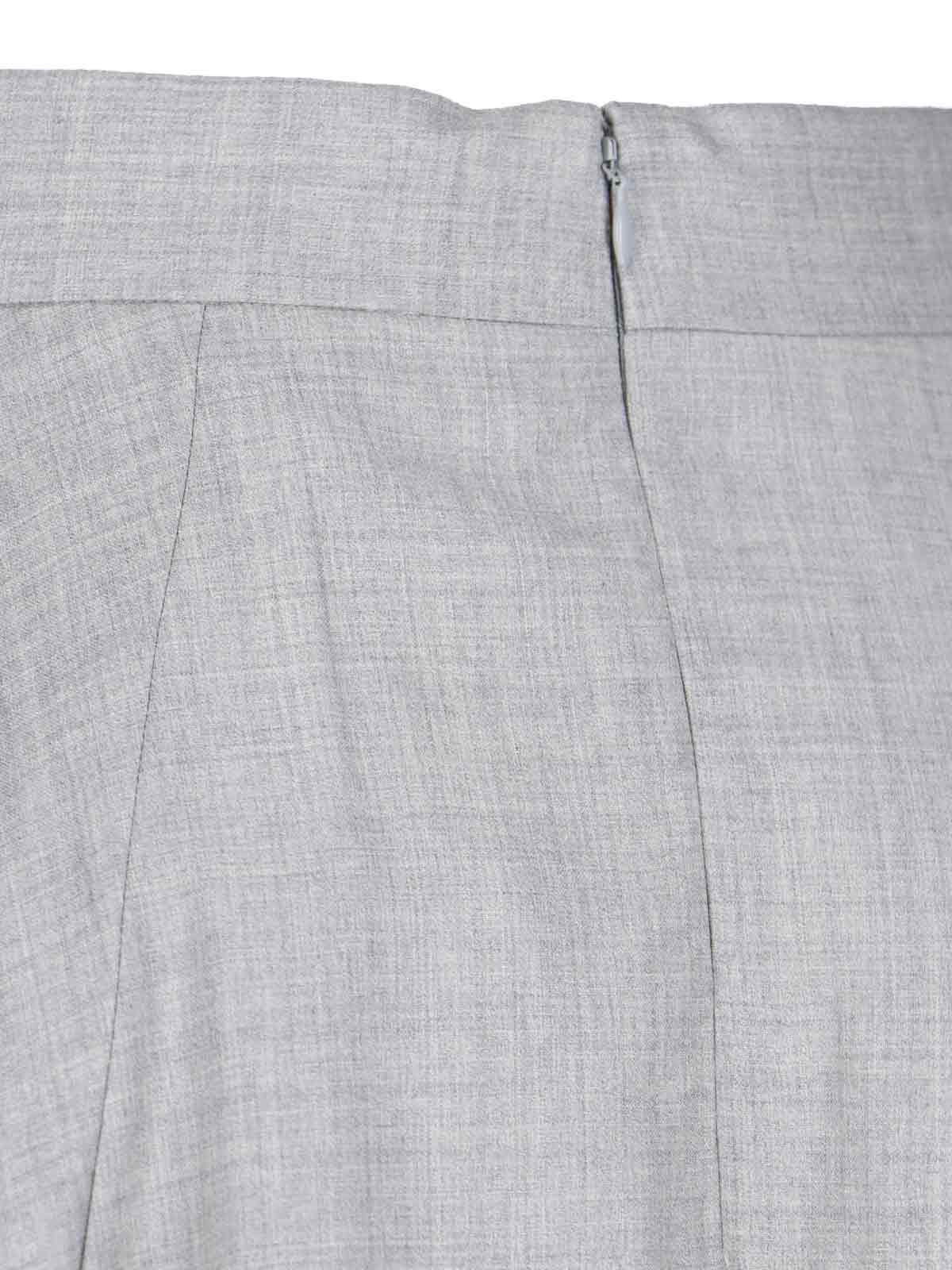 Sa Su Phi Flared Maxi Skirt In Gray