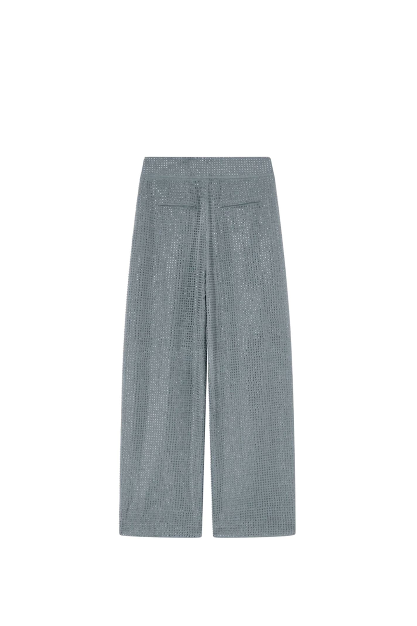 Shop Pinko Patre Pants In Grey