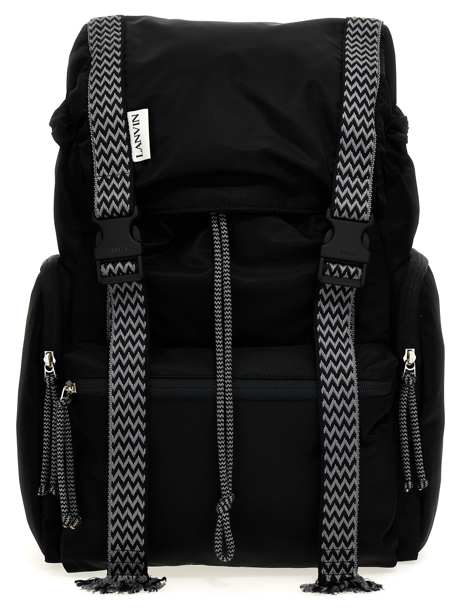 Shop Lanvin Curb Backpack In Black