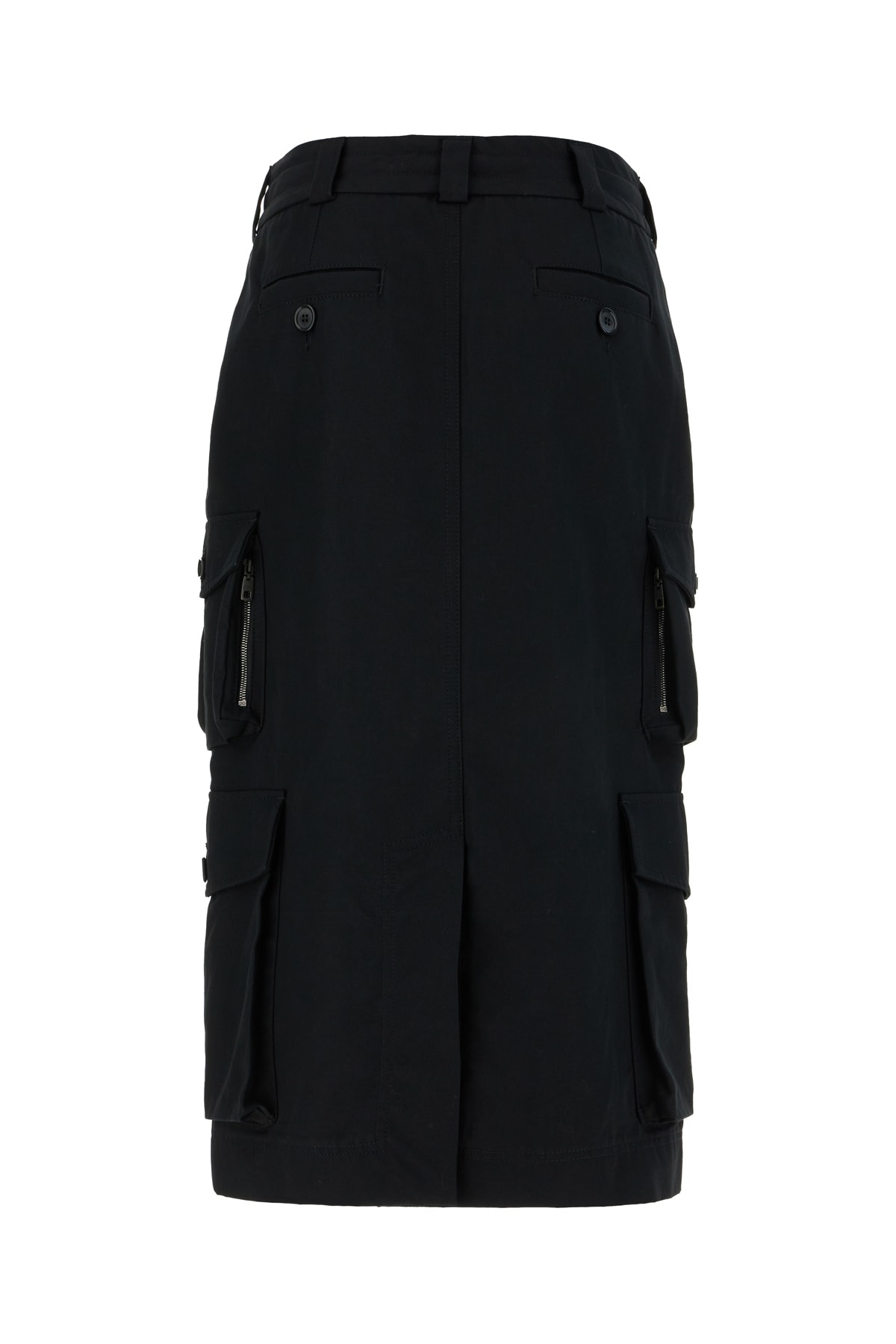 Dolce & Gabbana Black Cotton Skirt In Black