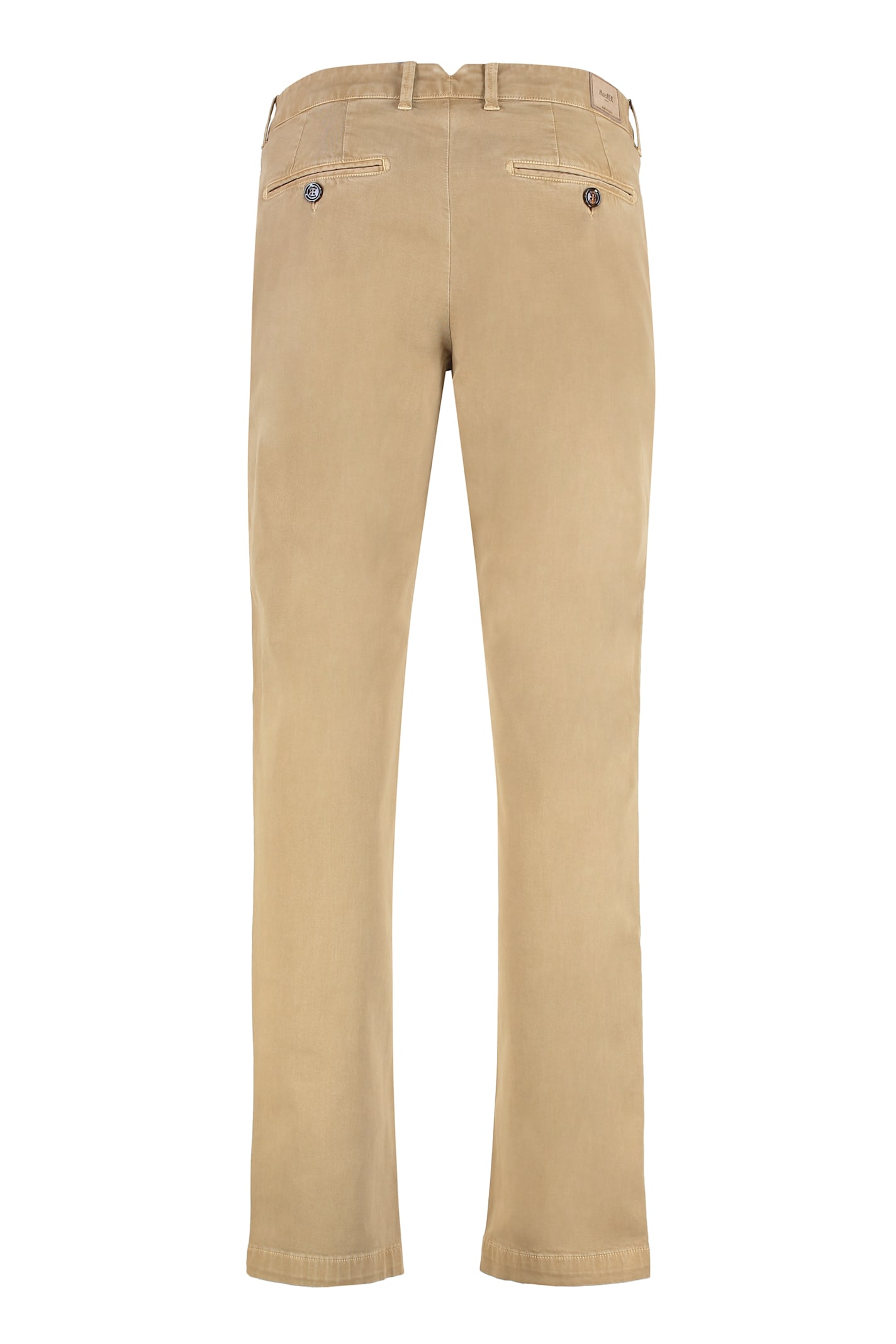 Moorer Button-fastening Trousers In Brown