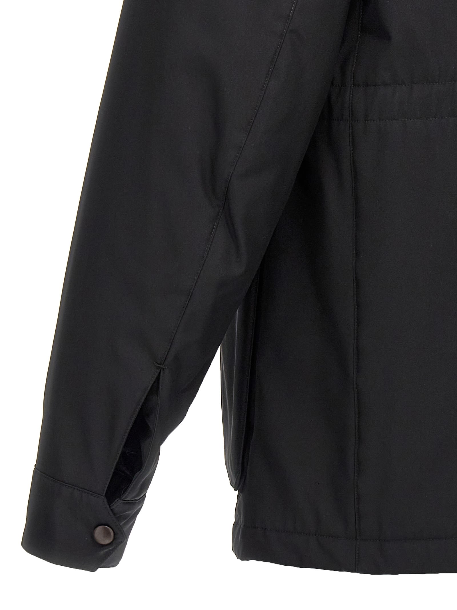 Shop Berluti Padded Travel Jacket In Black