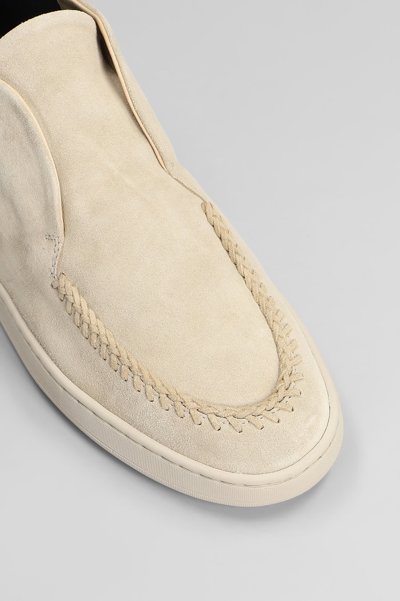 Officine Creative Herbie 013 Loafers In Beige Suede