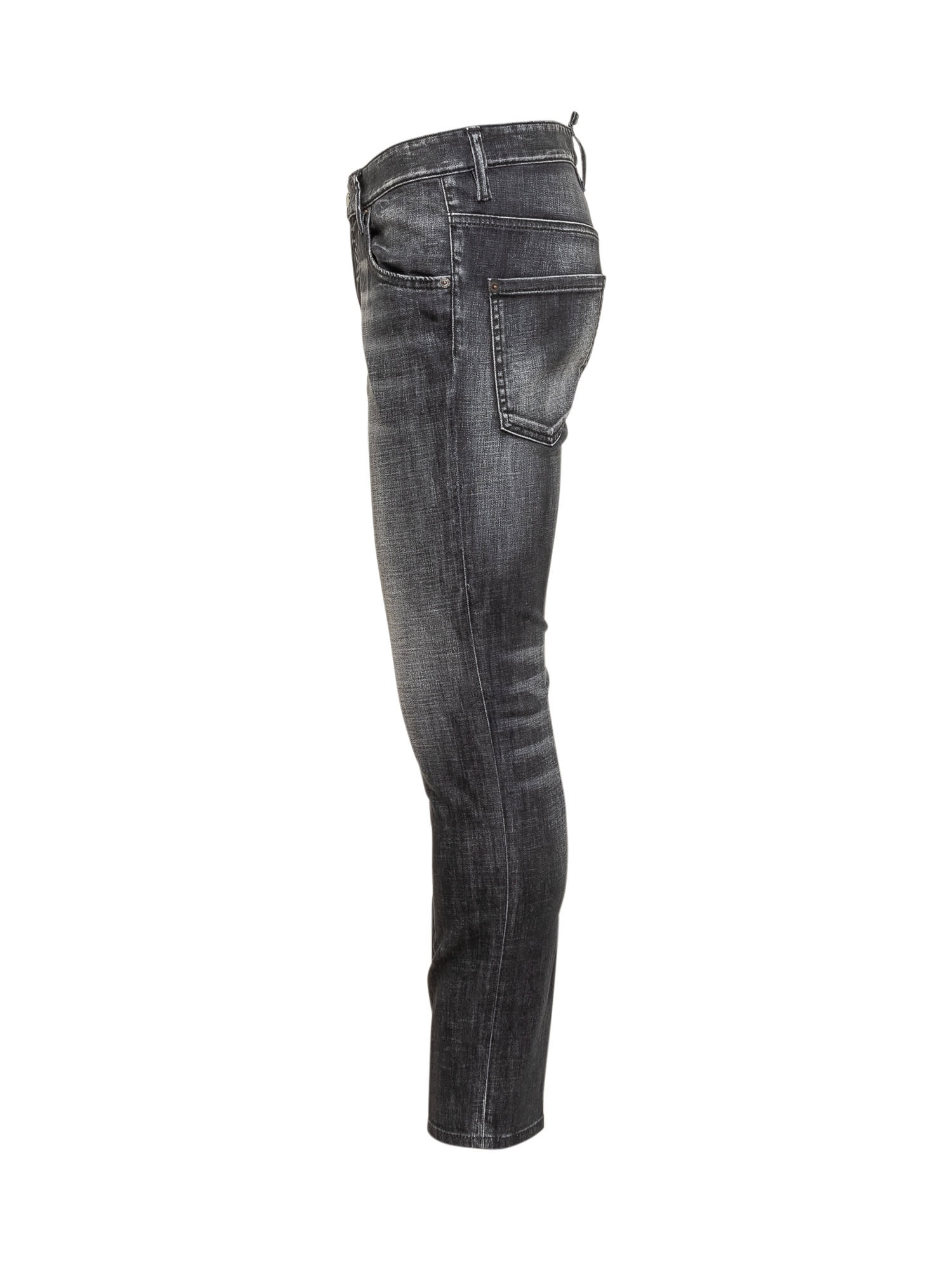 Shop Dsquared2 Skater Jeans In Black