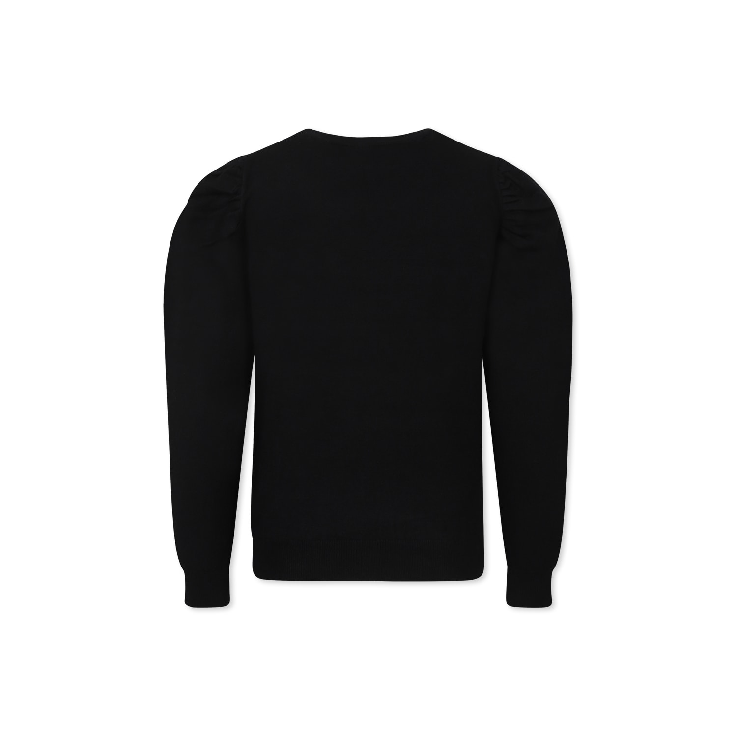 RICHMOND BLACK SWEATER FOR BOY WITH LOGO