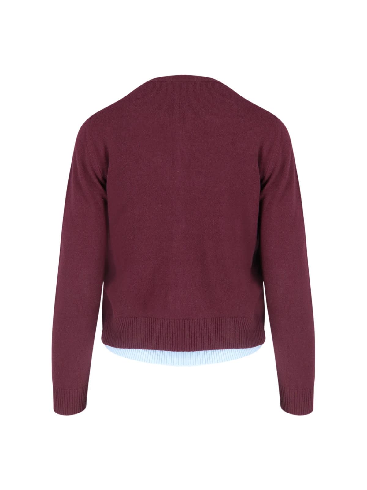 Canessa Cashmere Twinset" Brown Cardigan In Multicolor