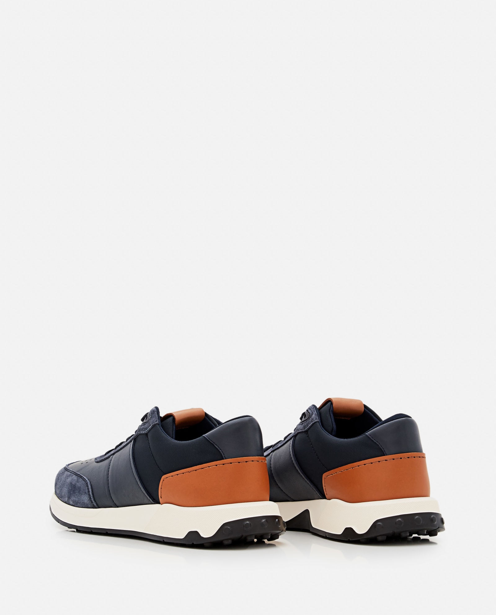 Shop Tod's Running Sneakers In Blue