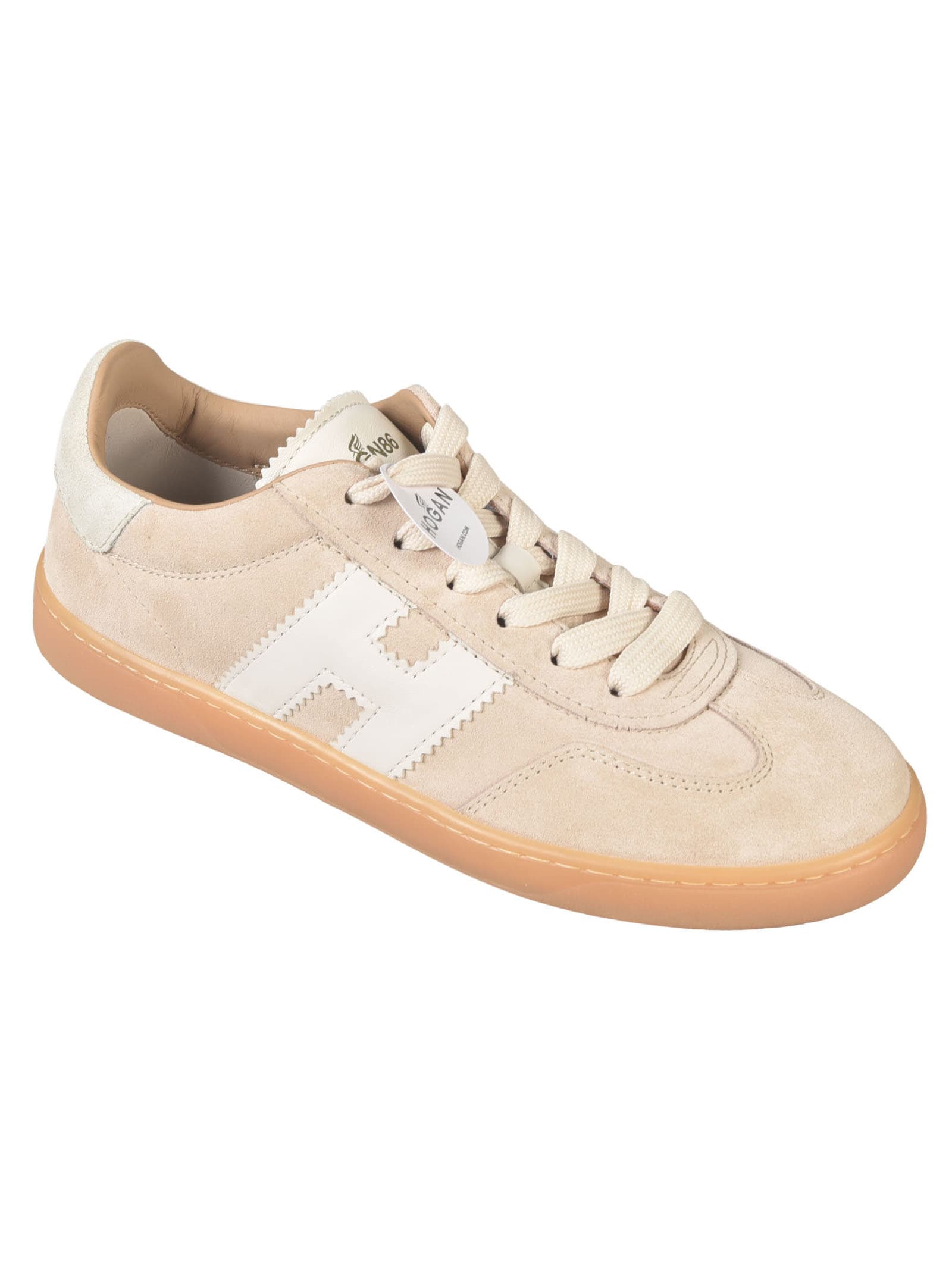 Shop Hogan Cool Sneakers In Beige