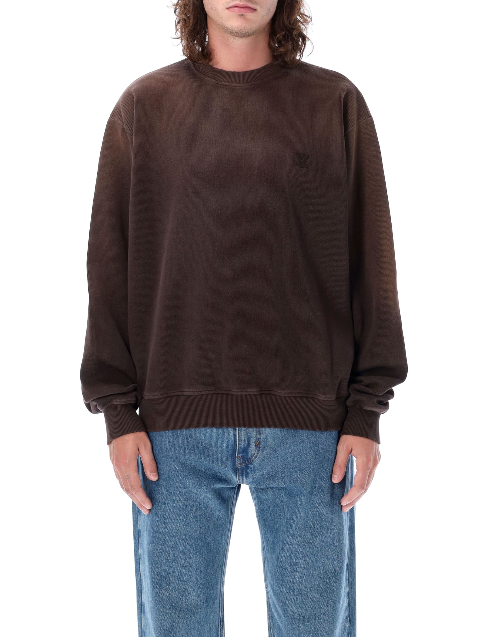 Shop Daily Paper Rodell Sweatshirt In Syrup Brown