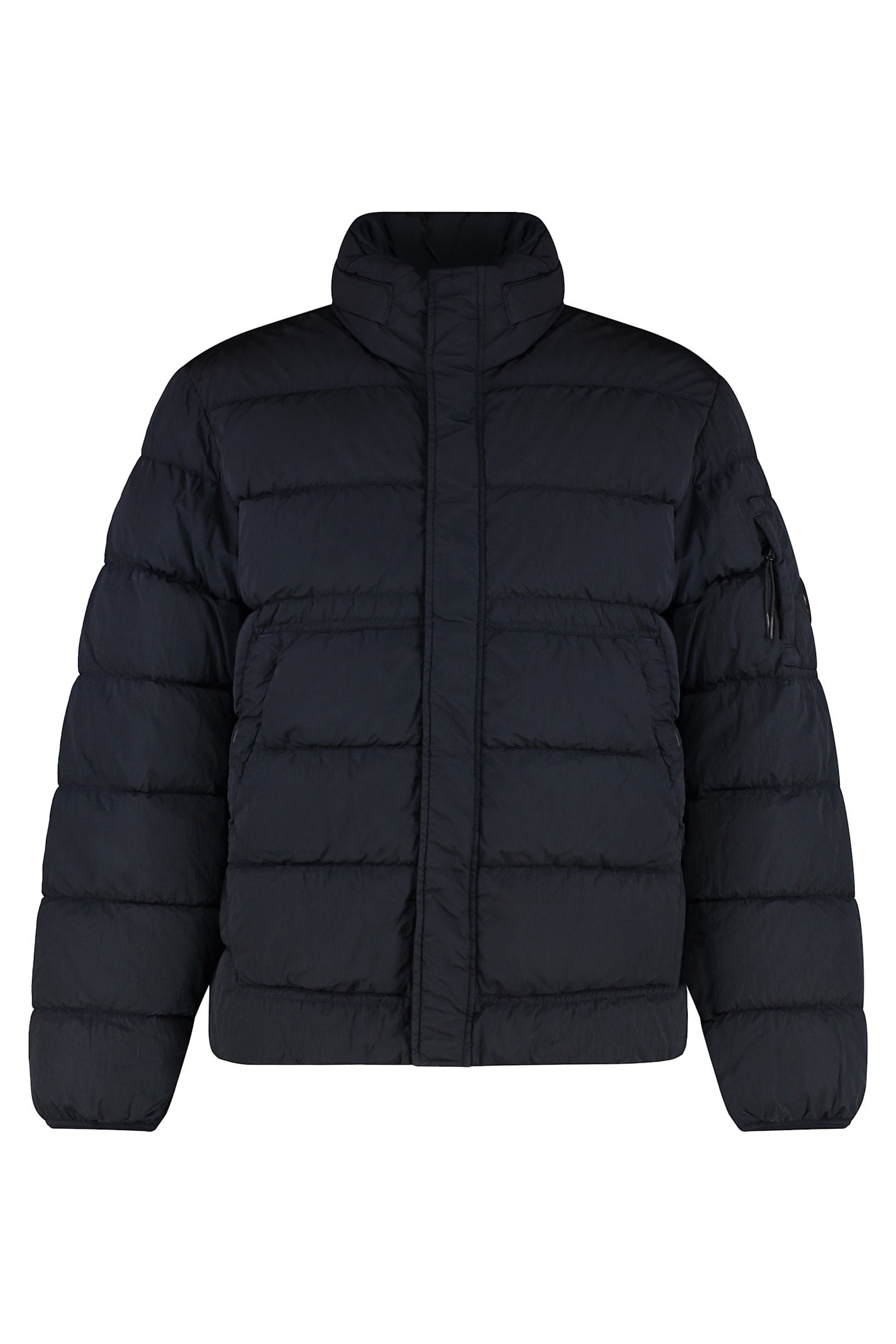 C.p. Company C.p.company Techno-nylon Down Jacket In Black