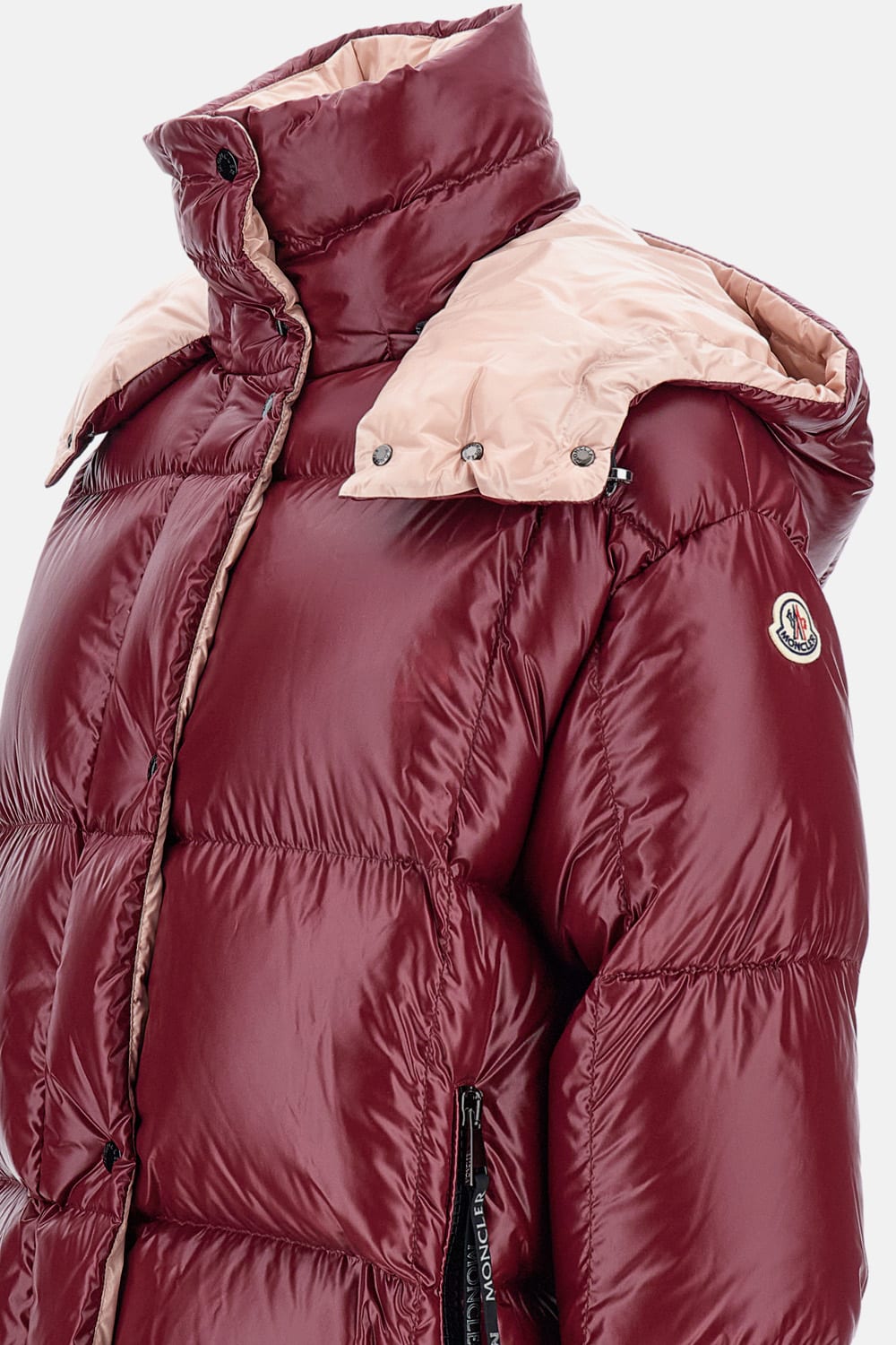 Moncler Parana Jacket In Burgundy