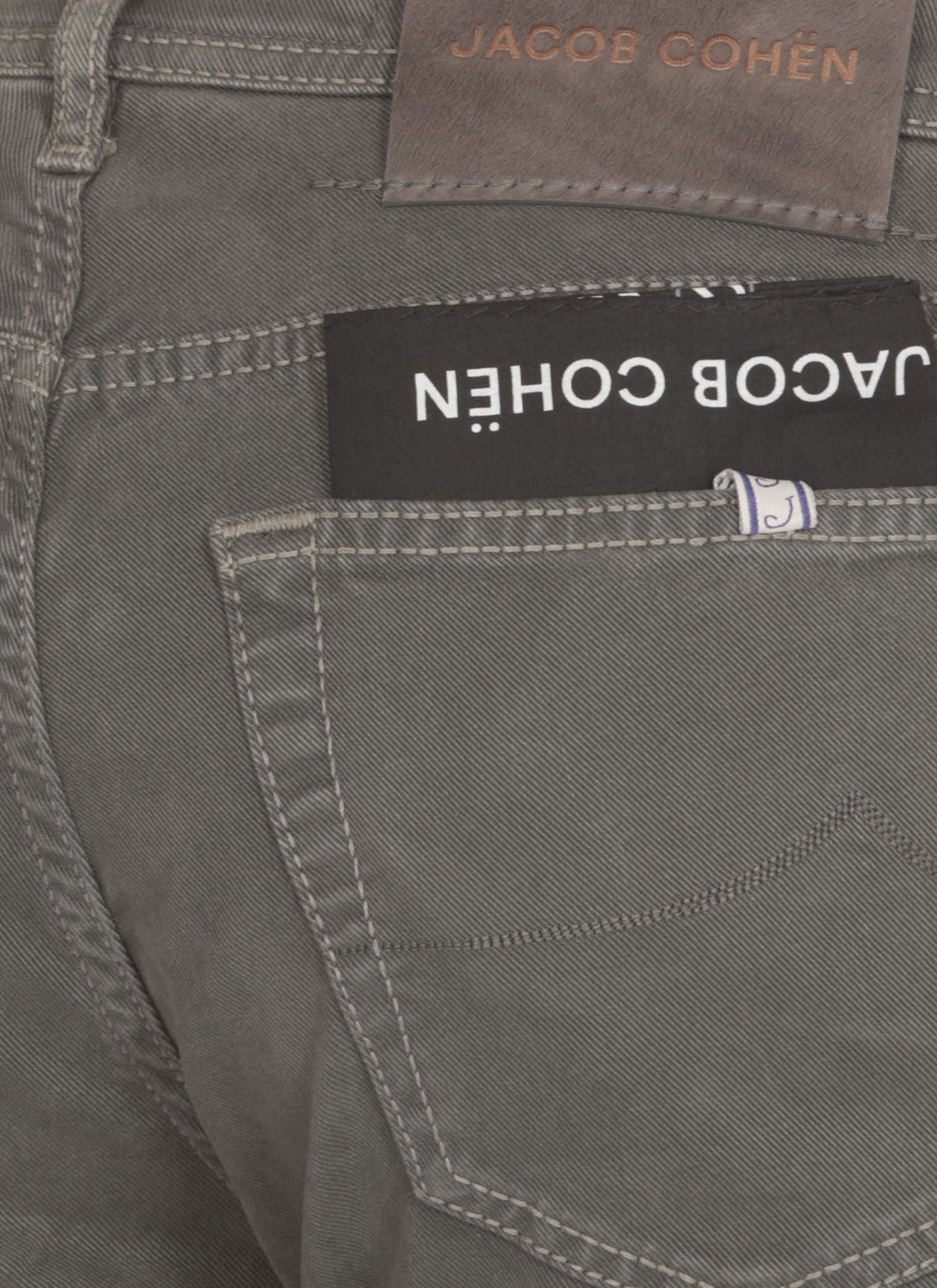 Shop Jacob Cohen Nick Slim Jeans In Grey