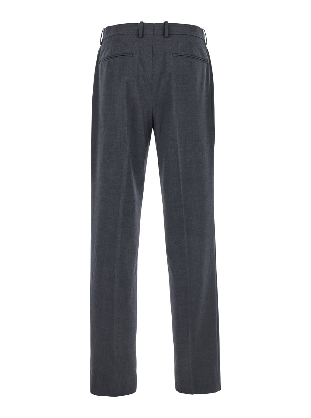 Shop Theory Straight Pant.bond W In Grey