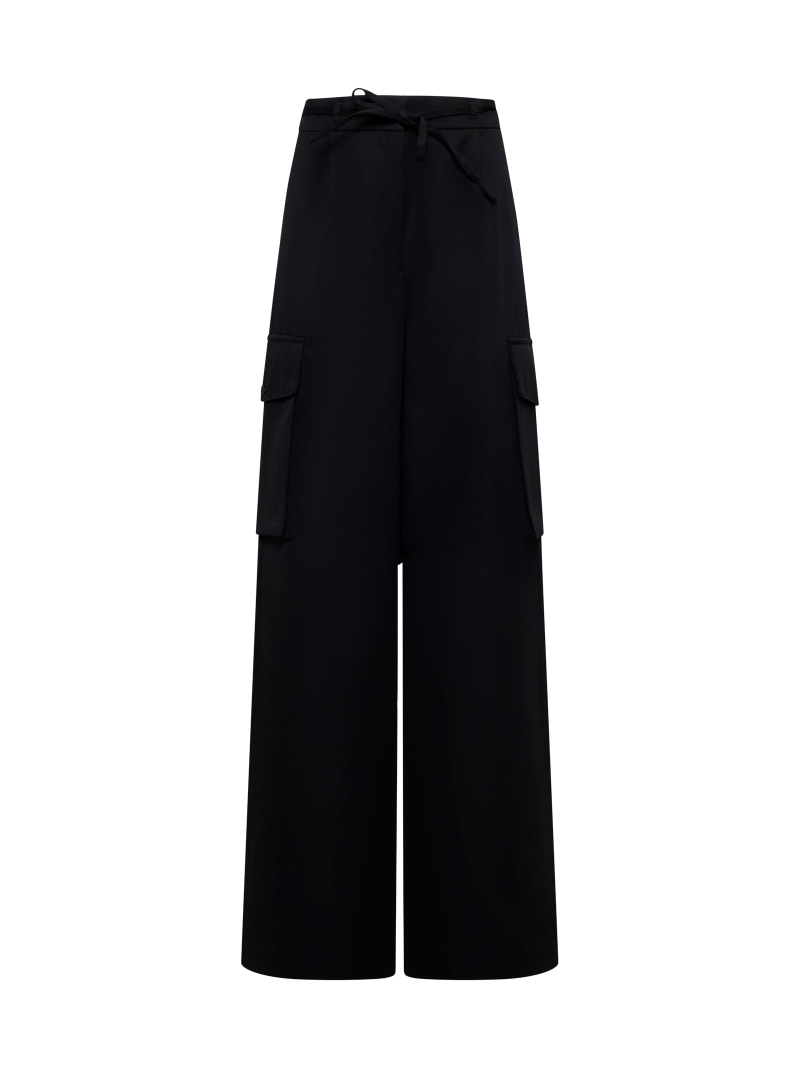 Shop Rohe Pants In Nero