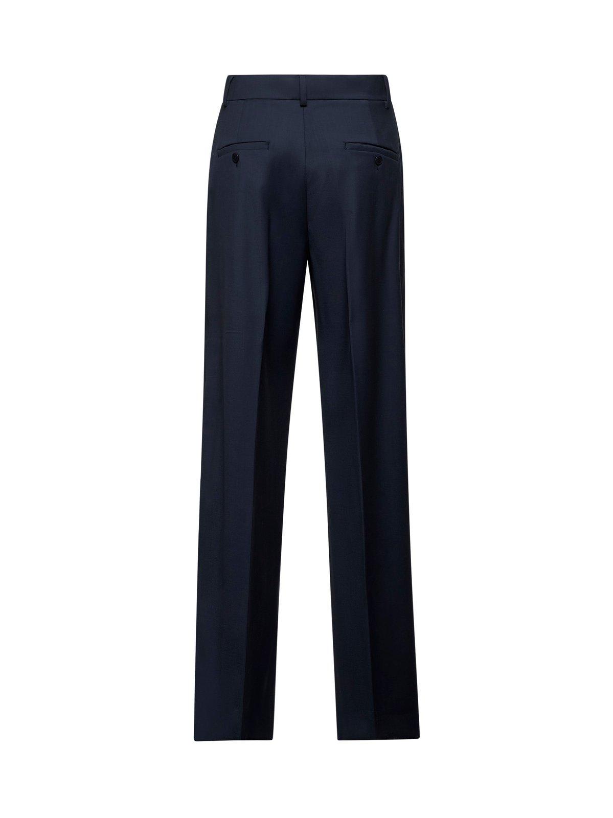 Weekend Max Mara Visivo Wide Leg Pants In Black