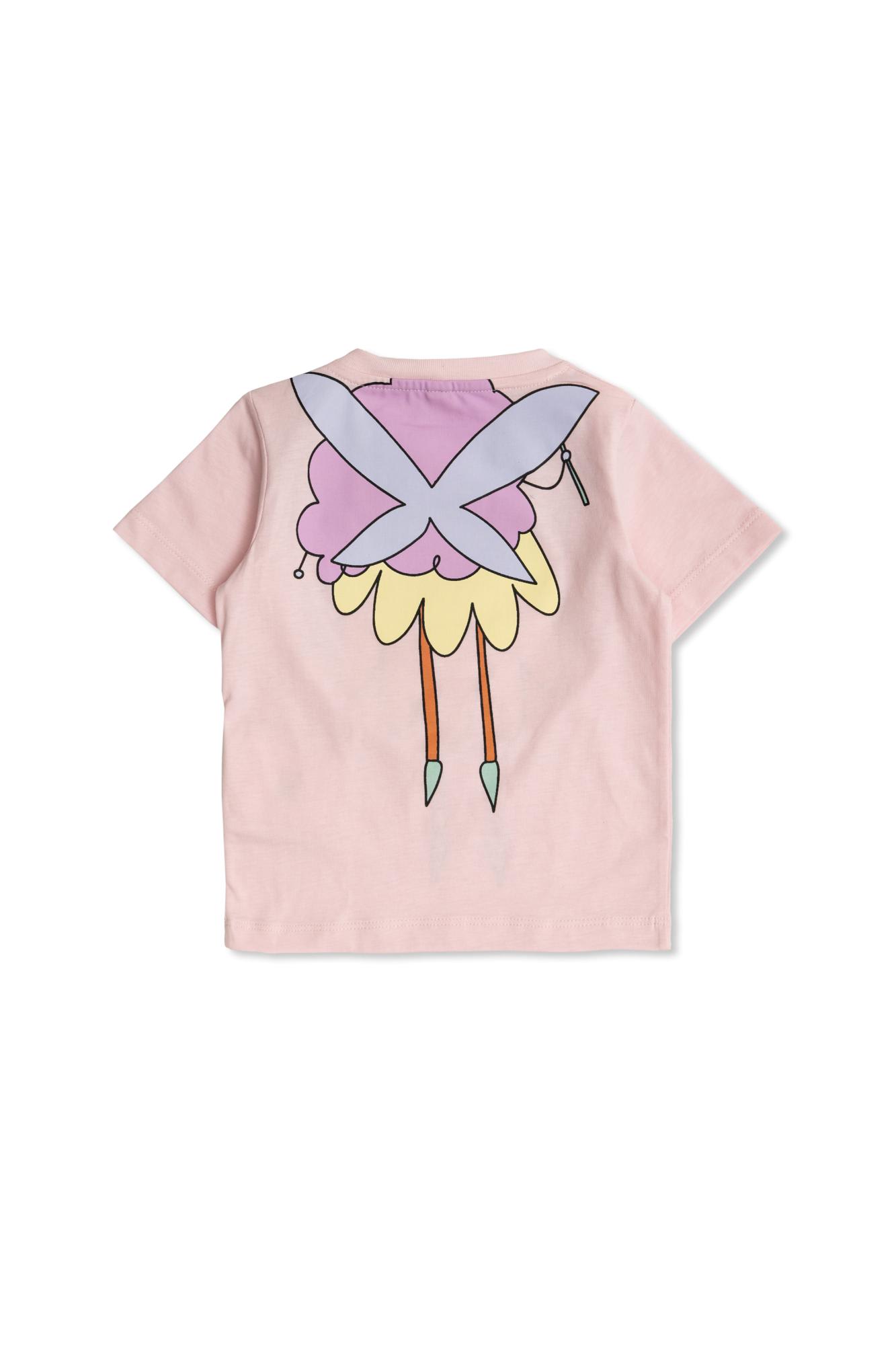 STELLA MCCARTNEY STELLA MCCARTNEY KIDS T-SHIRT WITH COLORFUL PRINT 