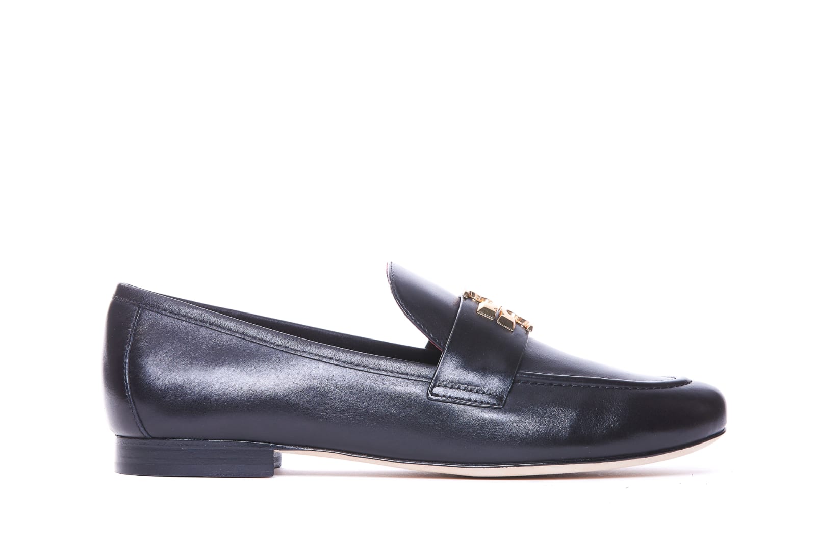 Shop Tory Burch Eleanor Loafers In Black