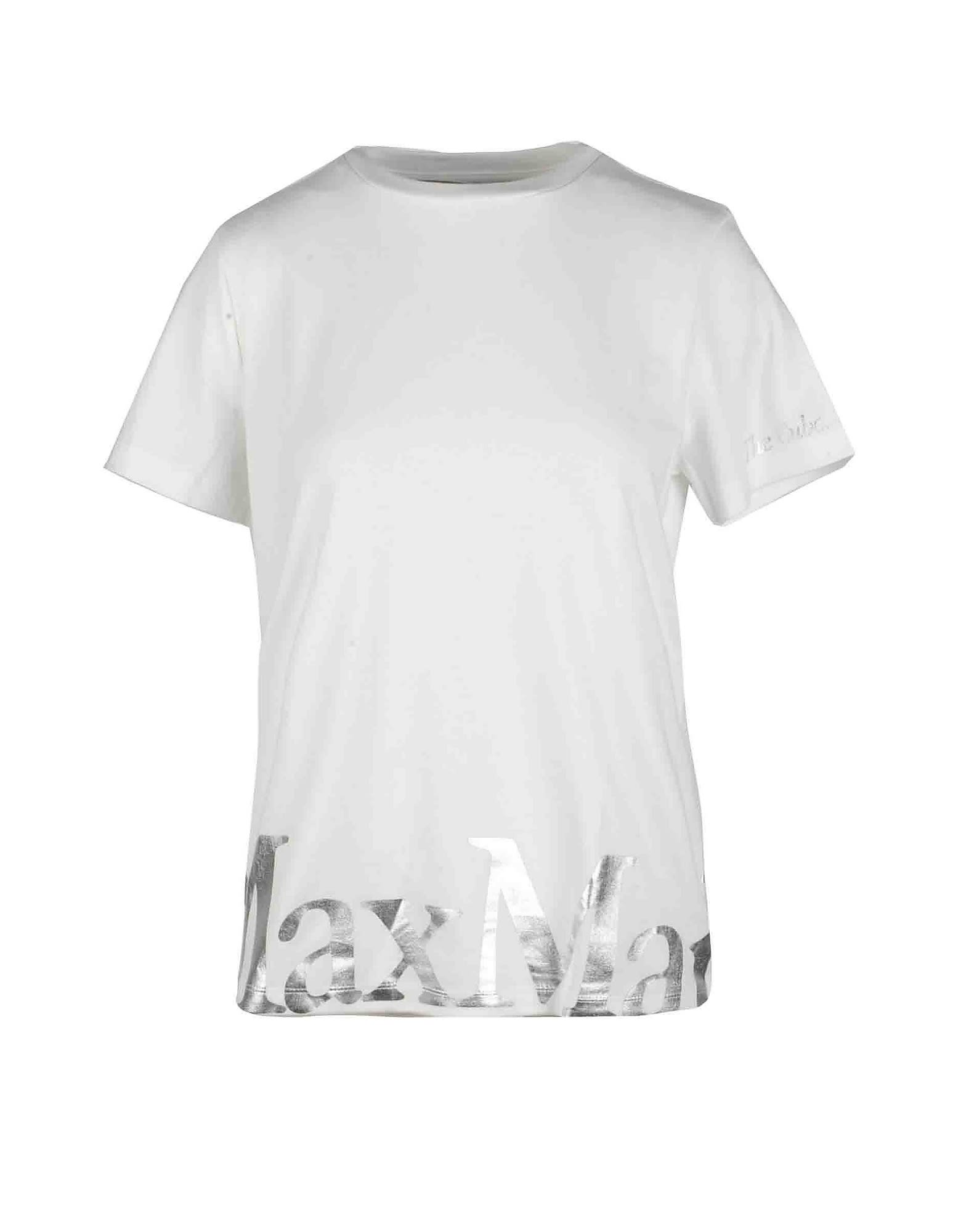Max Mara Womens White T-shirt