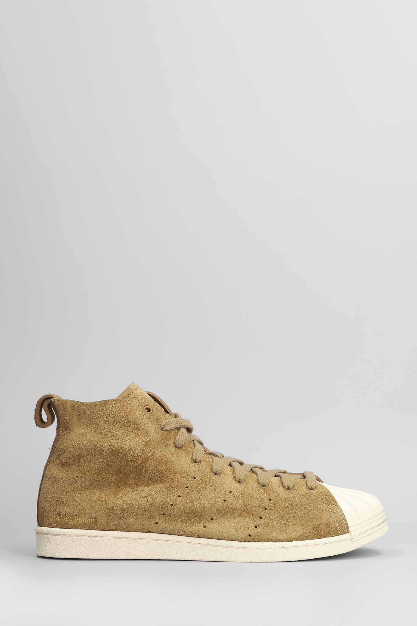 Superstar Hi Sneakers In Brown Suede