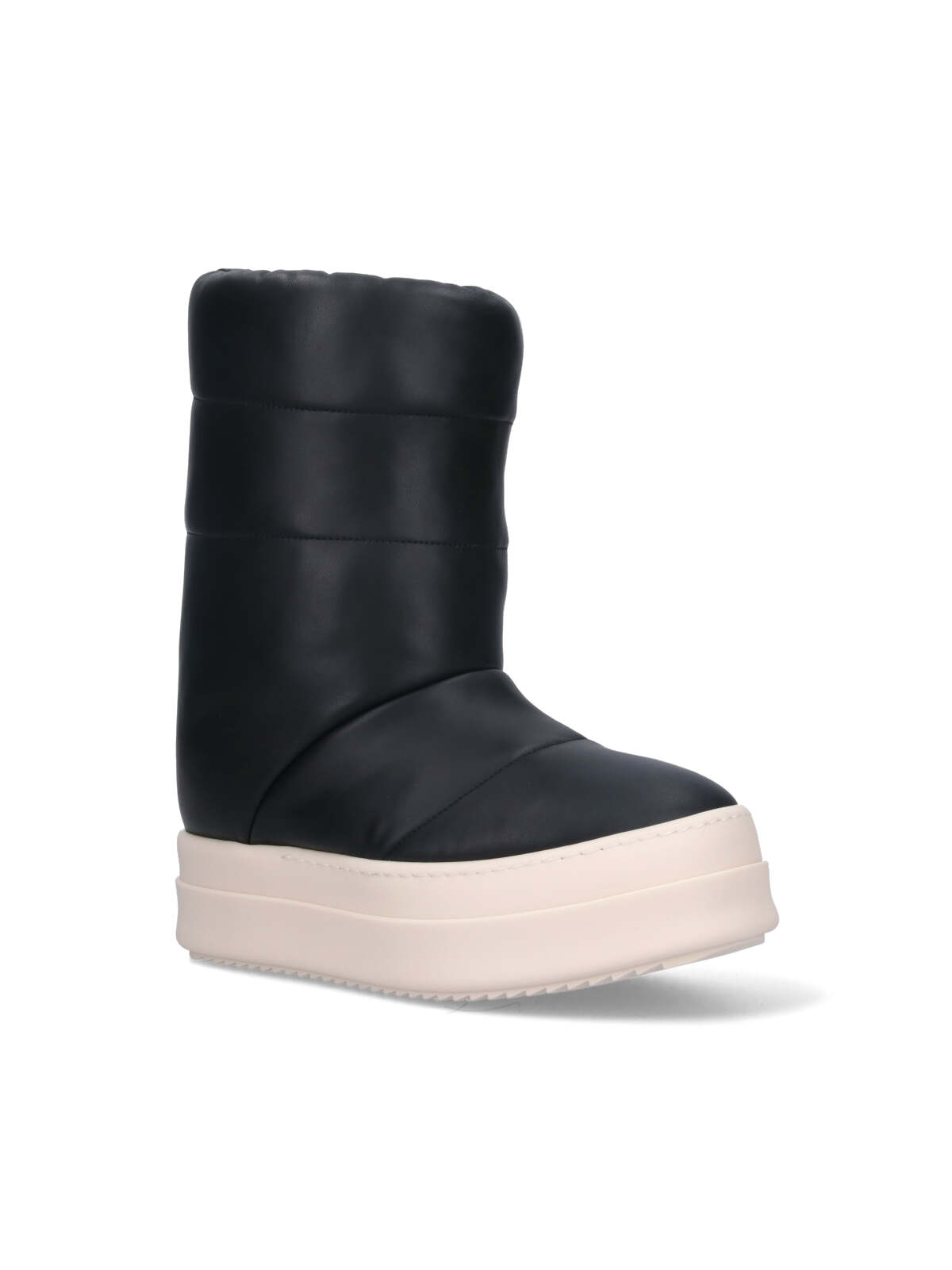 Shop Rick Owens Puffer Sneak Padded Boots In Black