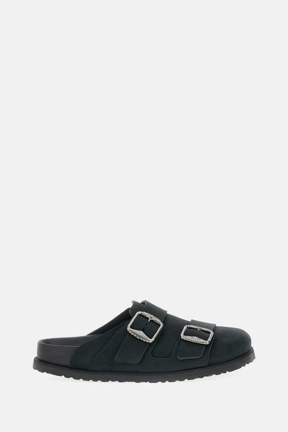 Birkenstock 1774 Becomes Berlin 222 West Suede Exq In Black