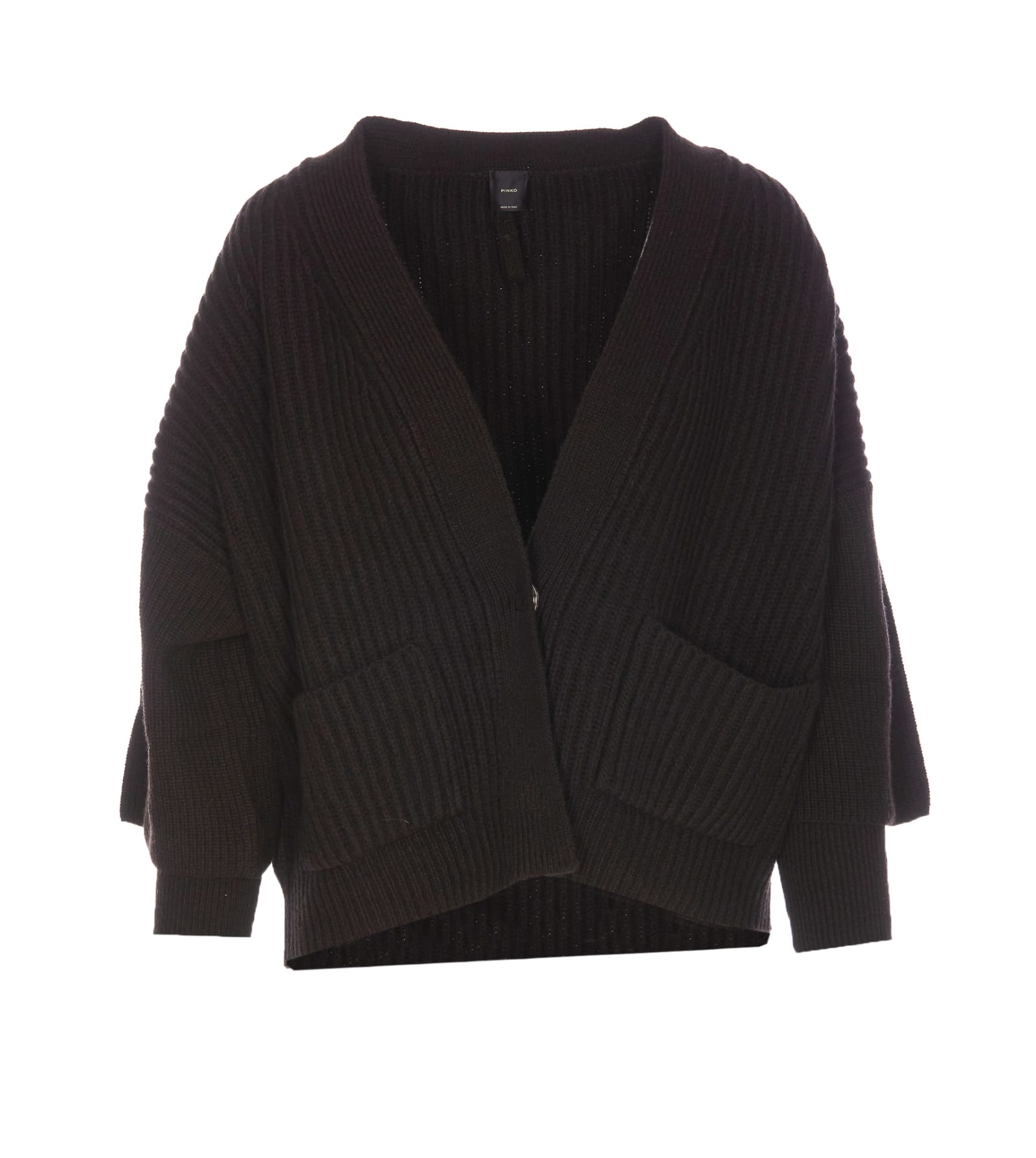 Shop Pinko Brioso Cardigan In Brown