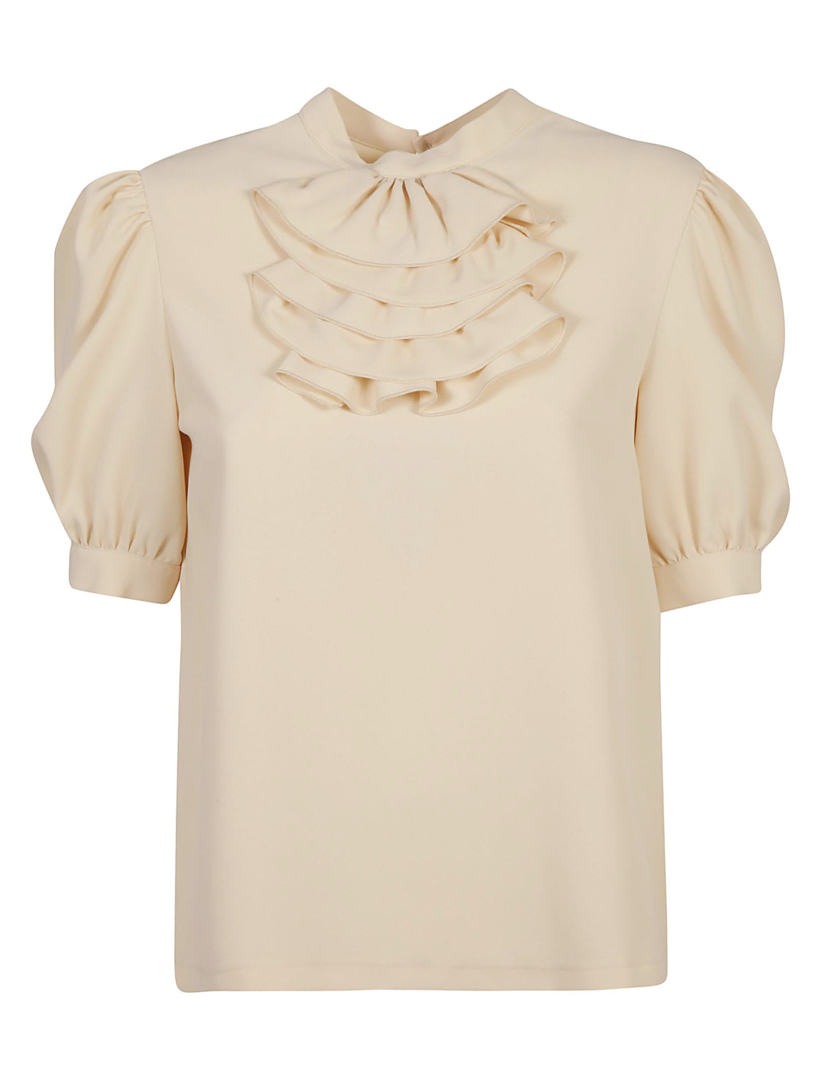 See by Chloé Ruffled Detail Short-sleeve Top
