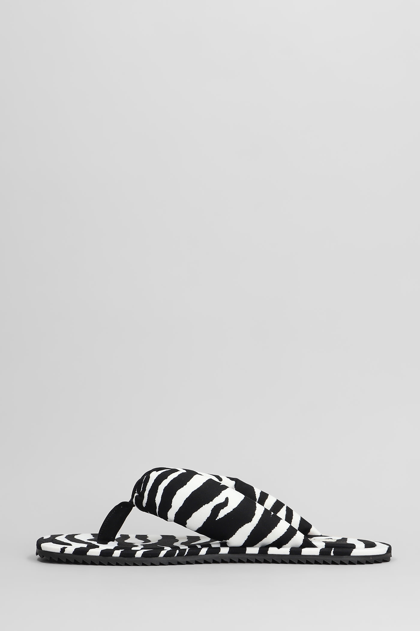Shop Attico Indie Flats In White Lycra