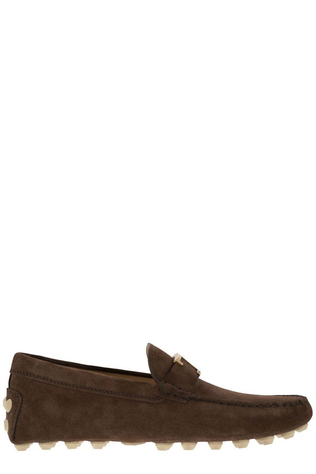 Tod's Gommino T Timeless Slip-on Loafers In Brown