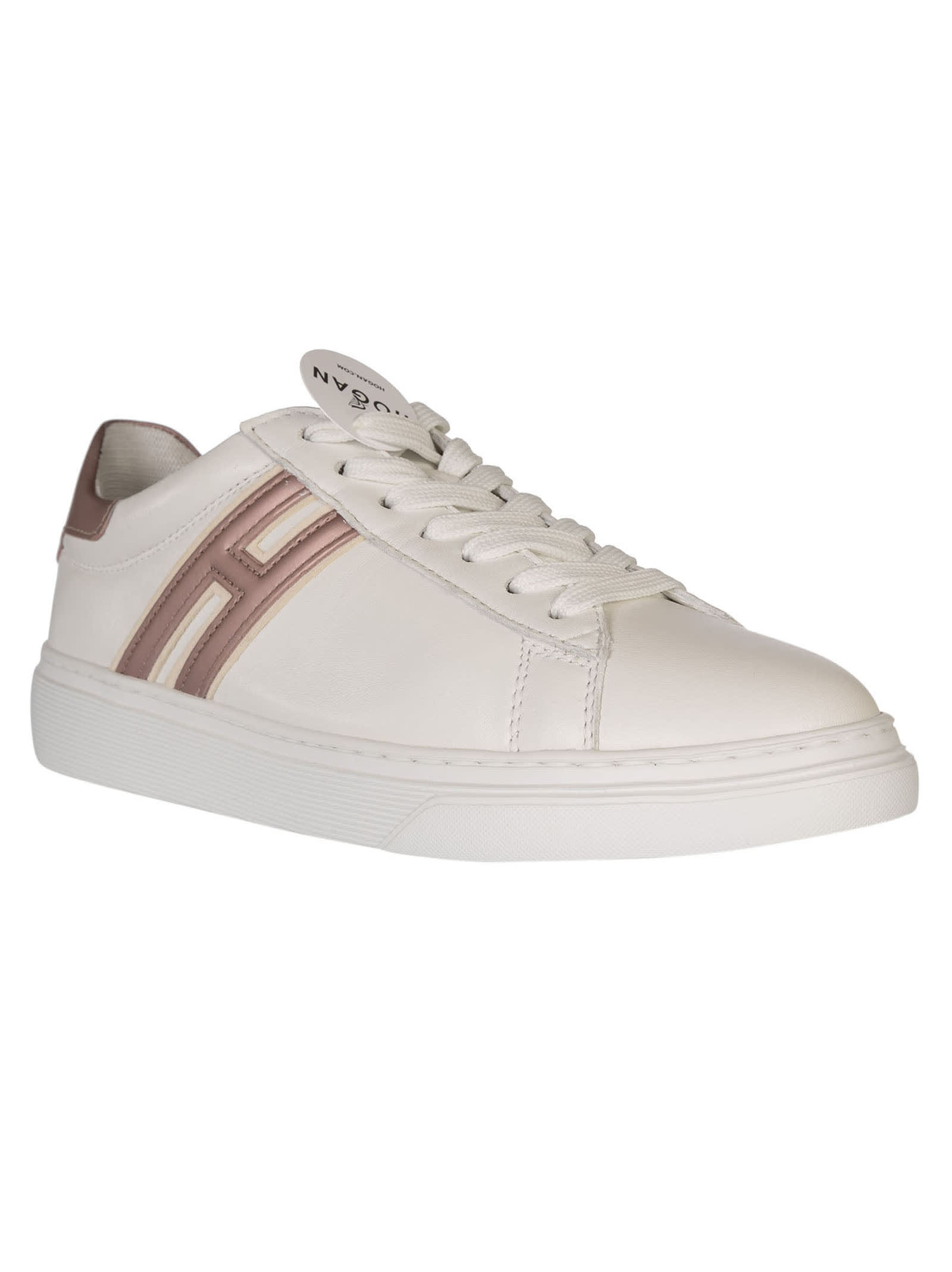 Shop Hogan H365 Canaletto Sneakers In Brown