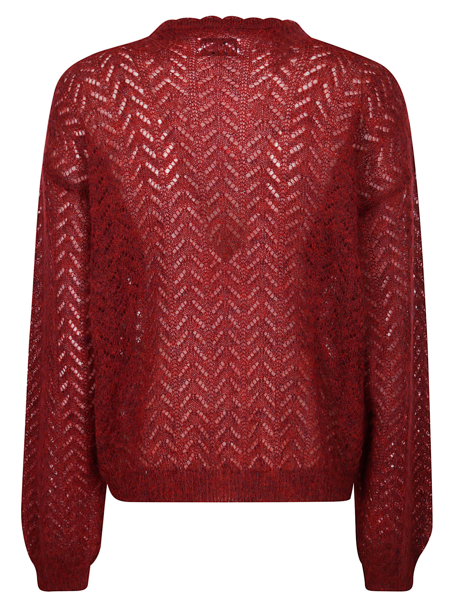 Shop Magliano Bimbo Cardigan In Red