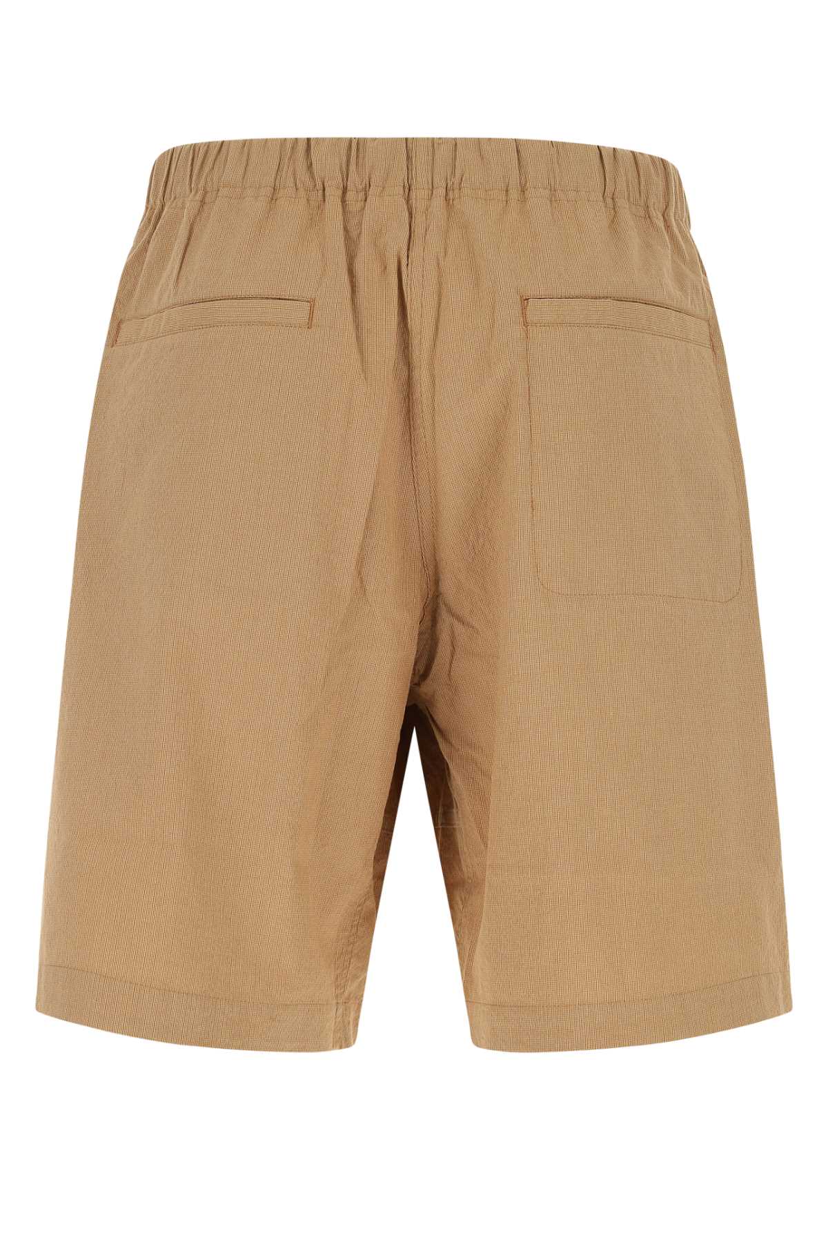 Shop Kenzo Biscuit Cotton Bermuda Shorts In 42