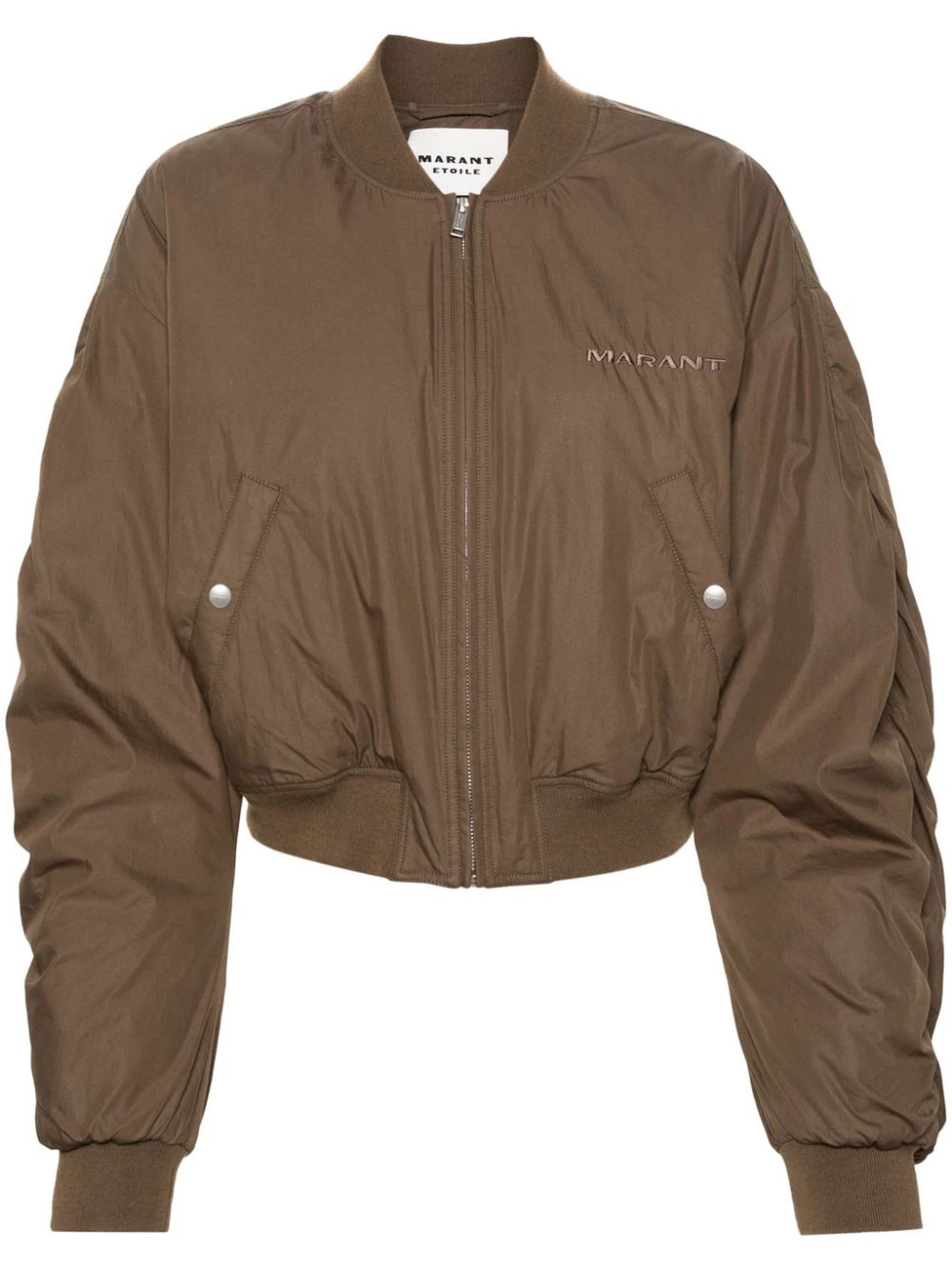 Marant Etoile Bessime Bomber Jacket In Green