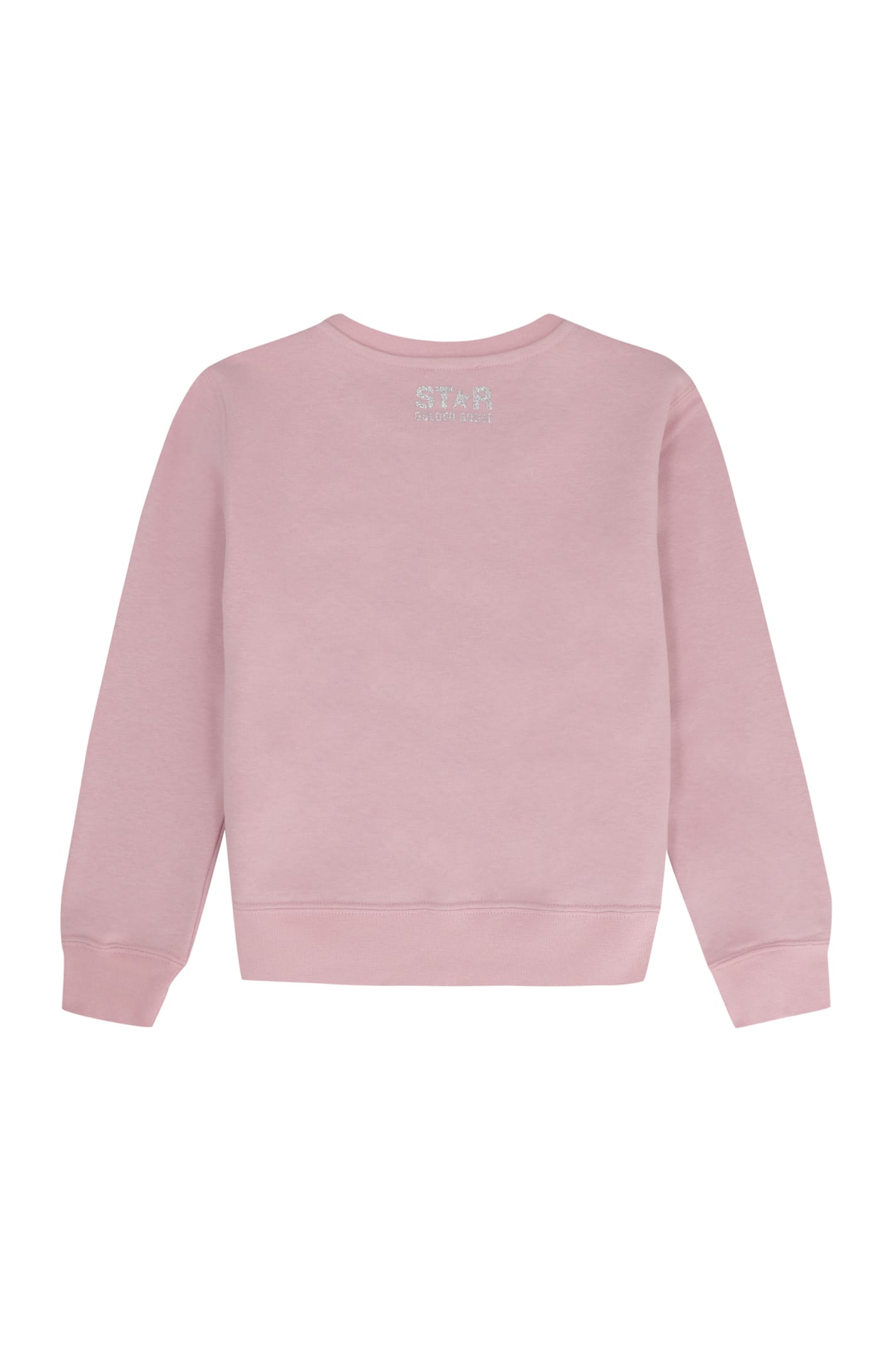 Shop Golden Goose Cotton Crew-neck Sweatshirt In Pink